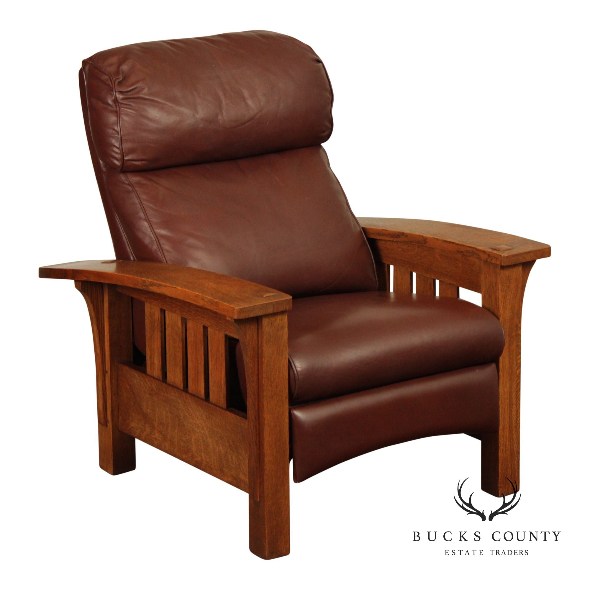 Stickley Mission Collection Oak Recliner
