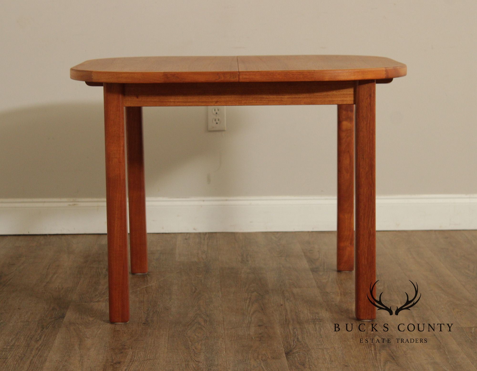 Danish Modern Style Teak Expandable Dining Table