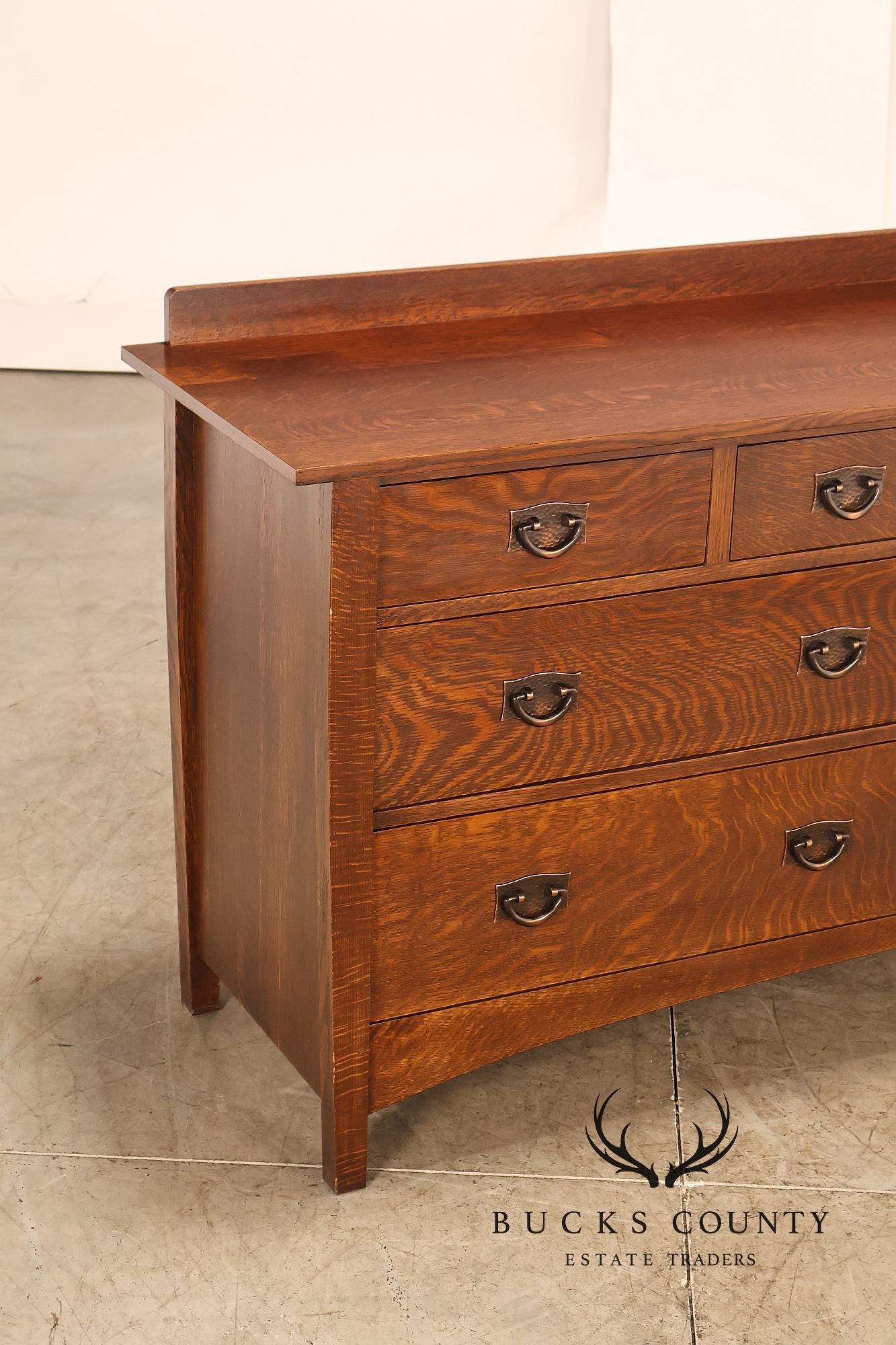 Stickley Mission Collection Oak Double Dresser