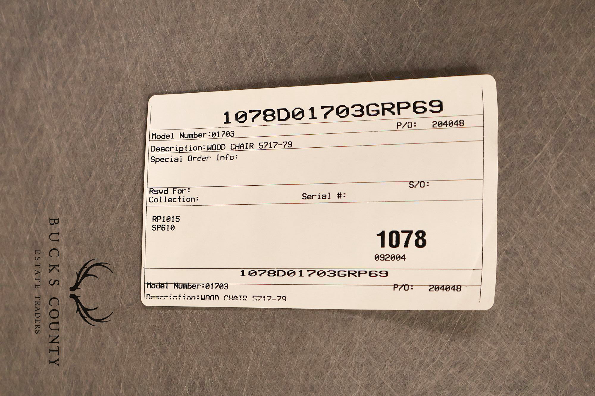 Regency Style Carved Frame Armchair