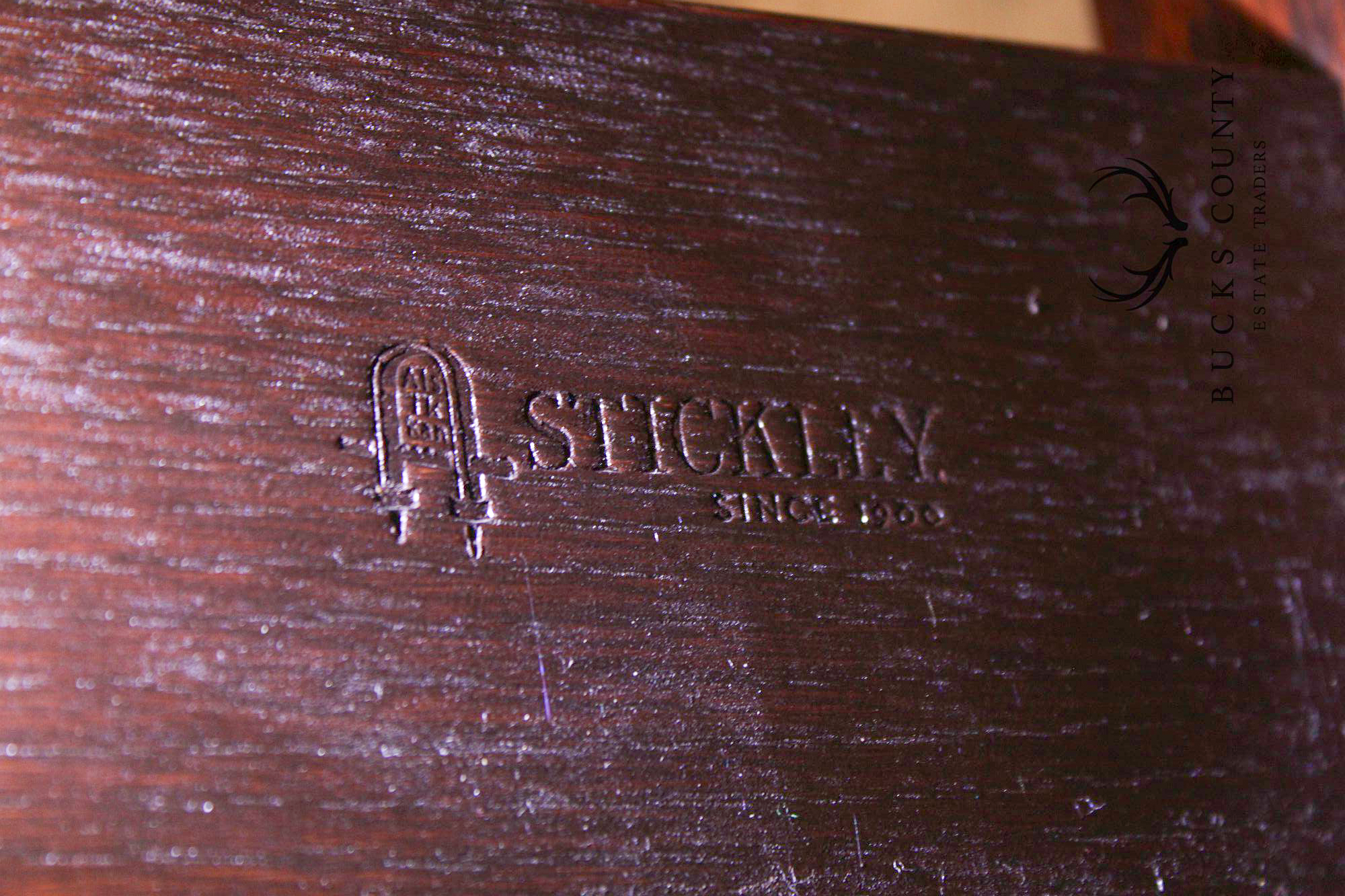 Stickley Mission Collection 'Eastwood' Armchair with Foot Stool