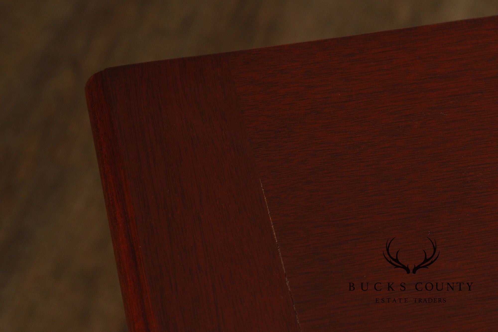 Traditional Style Two Drawer Mahogany Nightstand