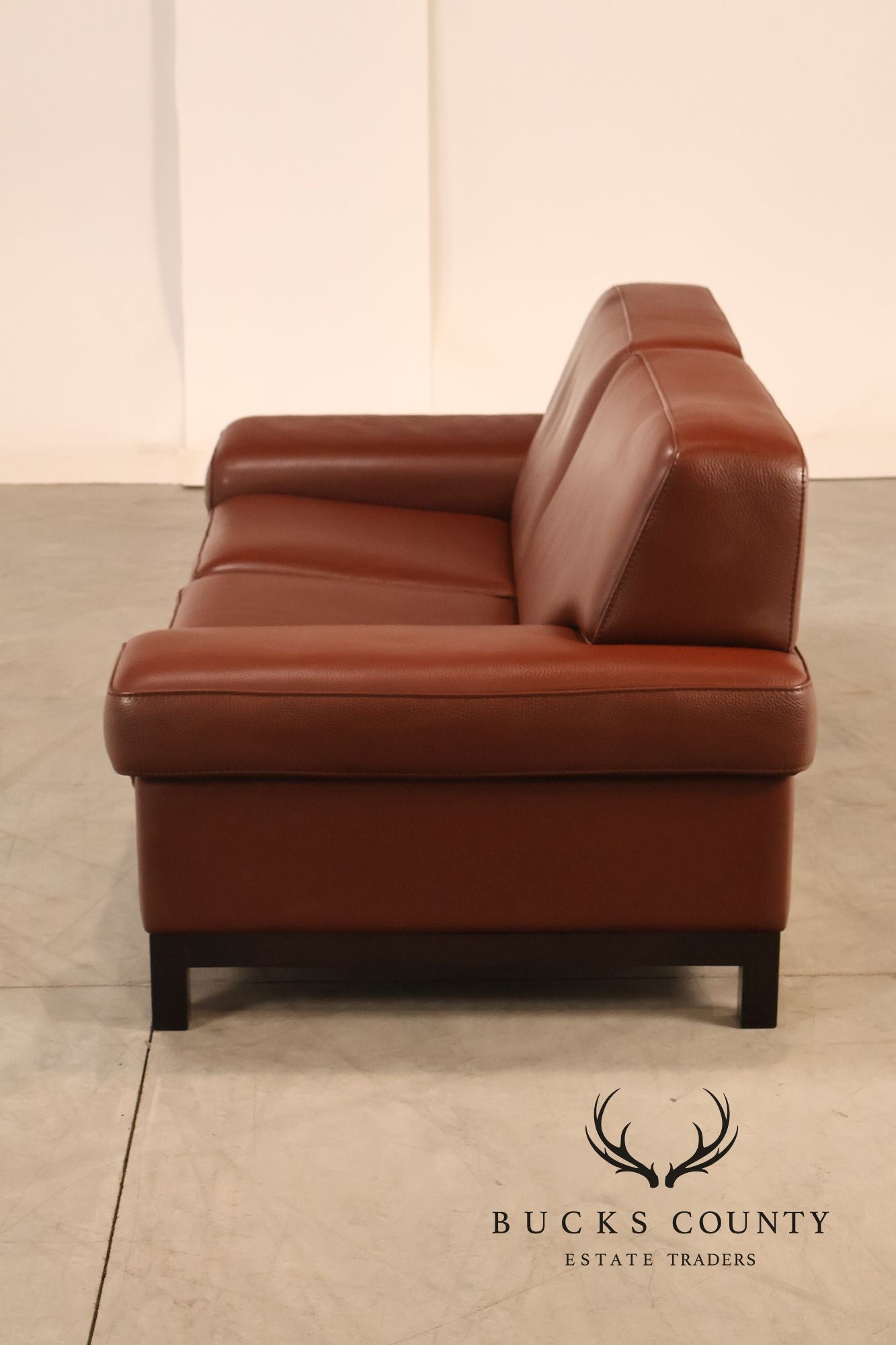 Formenti Italian Leather Loveseat