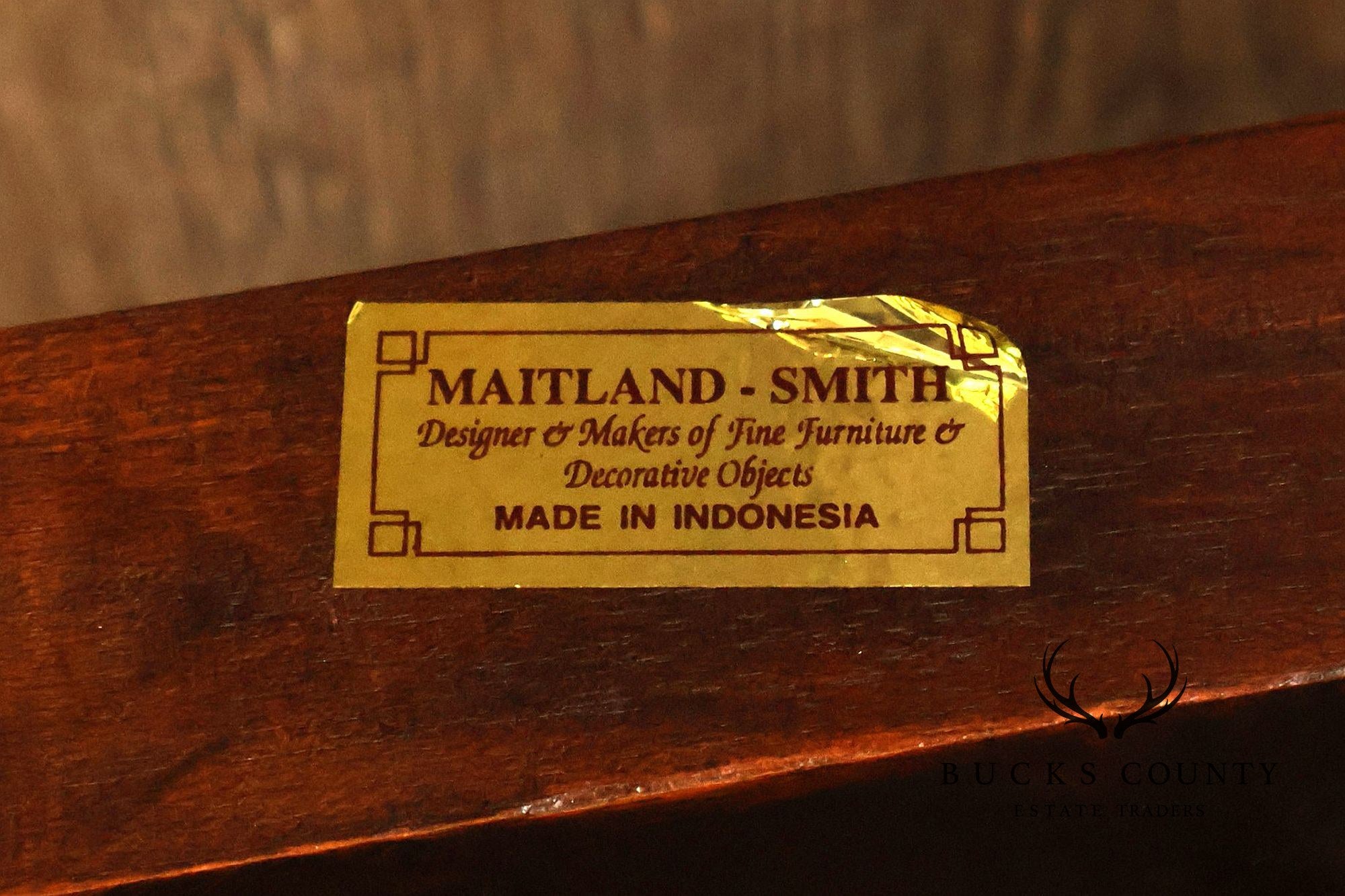 Maitland Smith Chippendale Style Pair Of Mahogany Armchairs