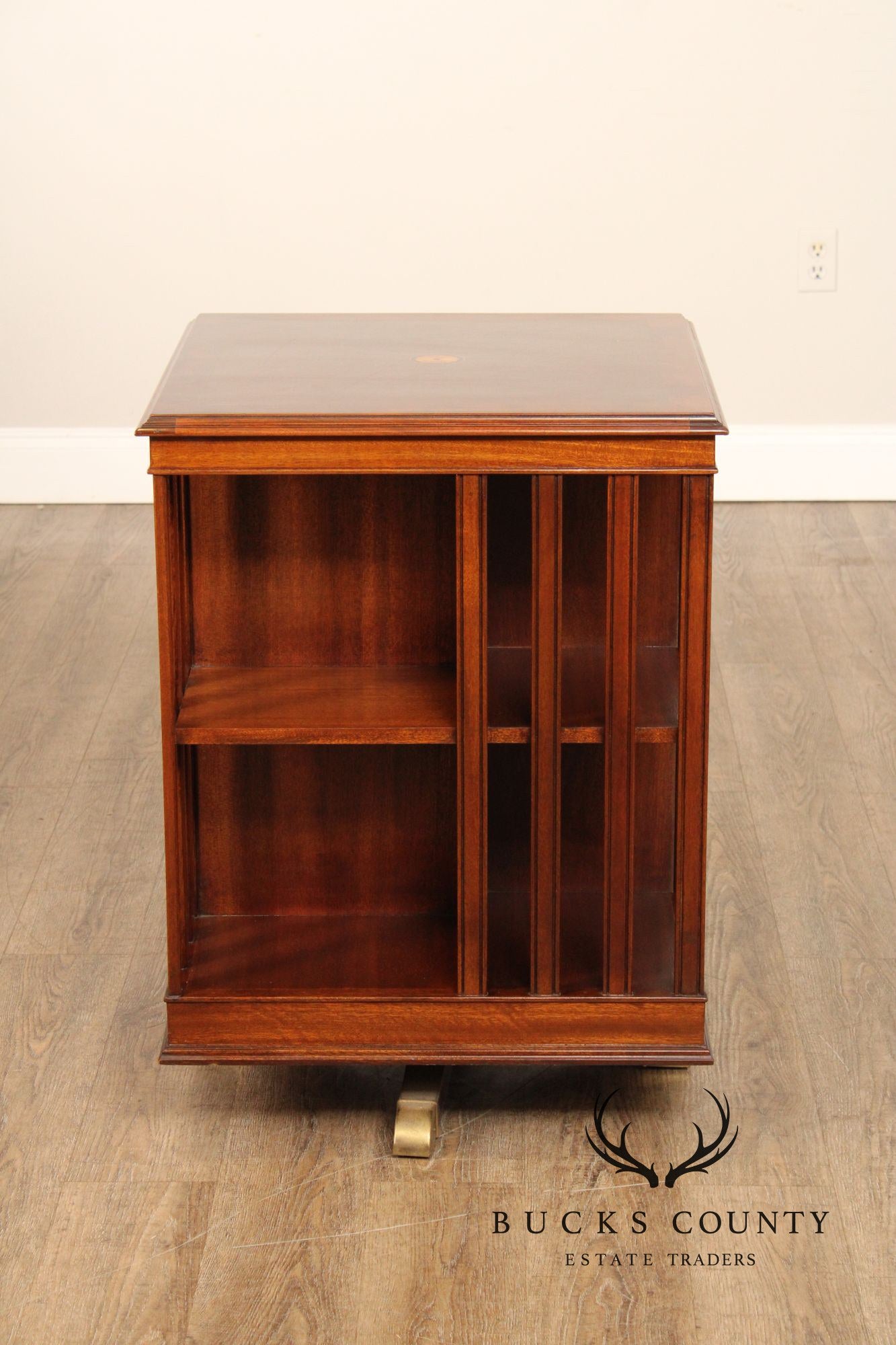 Edwardian Style Mahogany Revolving Bookcase