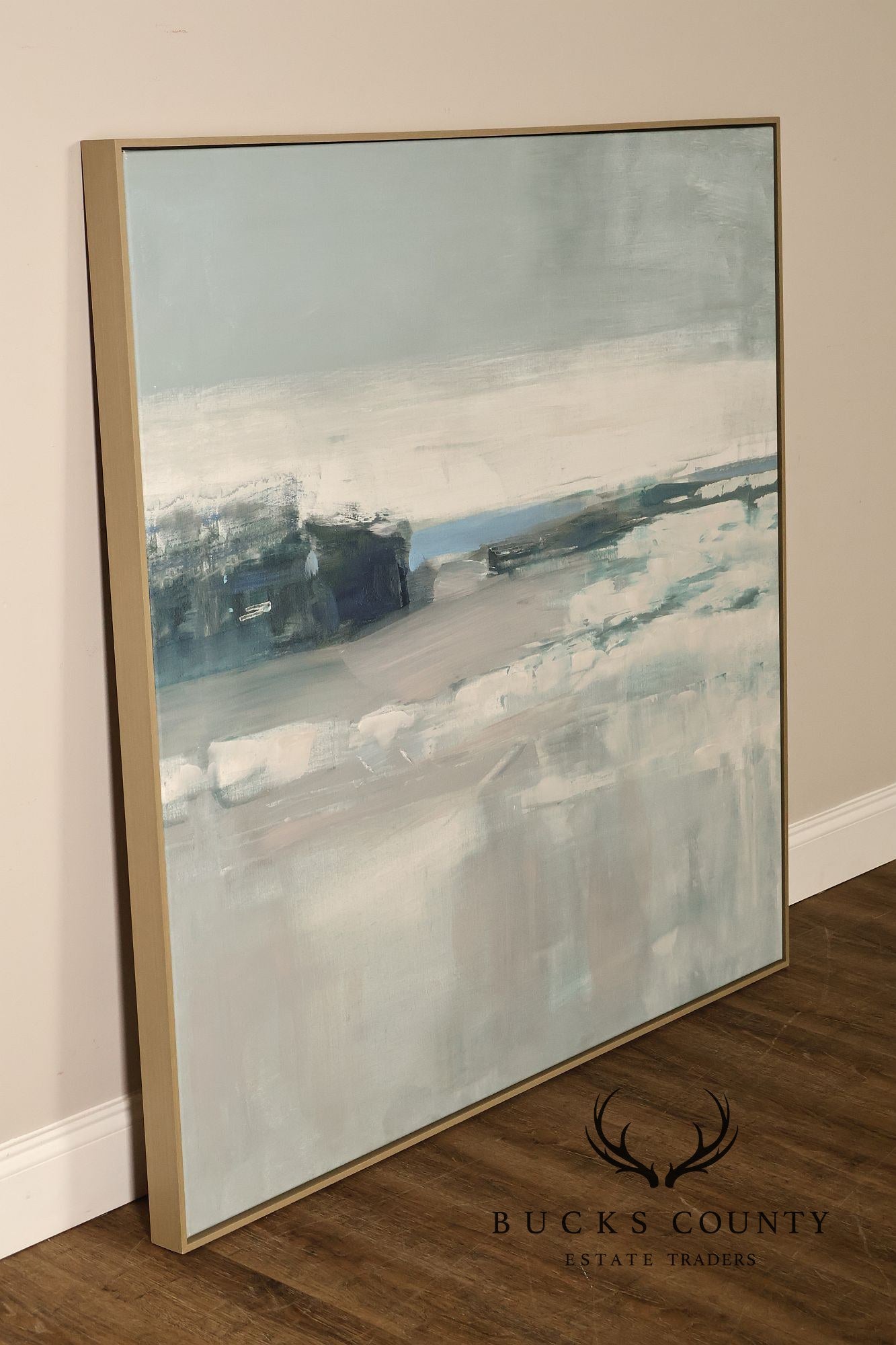 Abstract Ocean Landscape Painting, 'Off the Path'