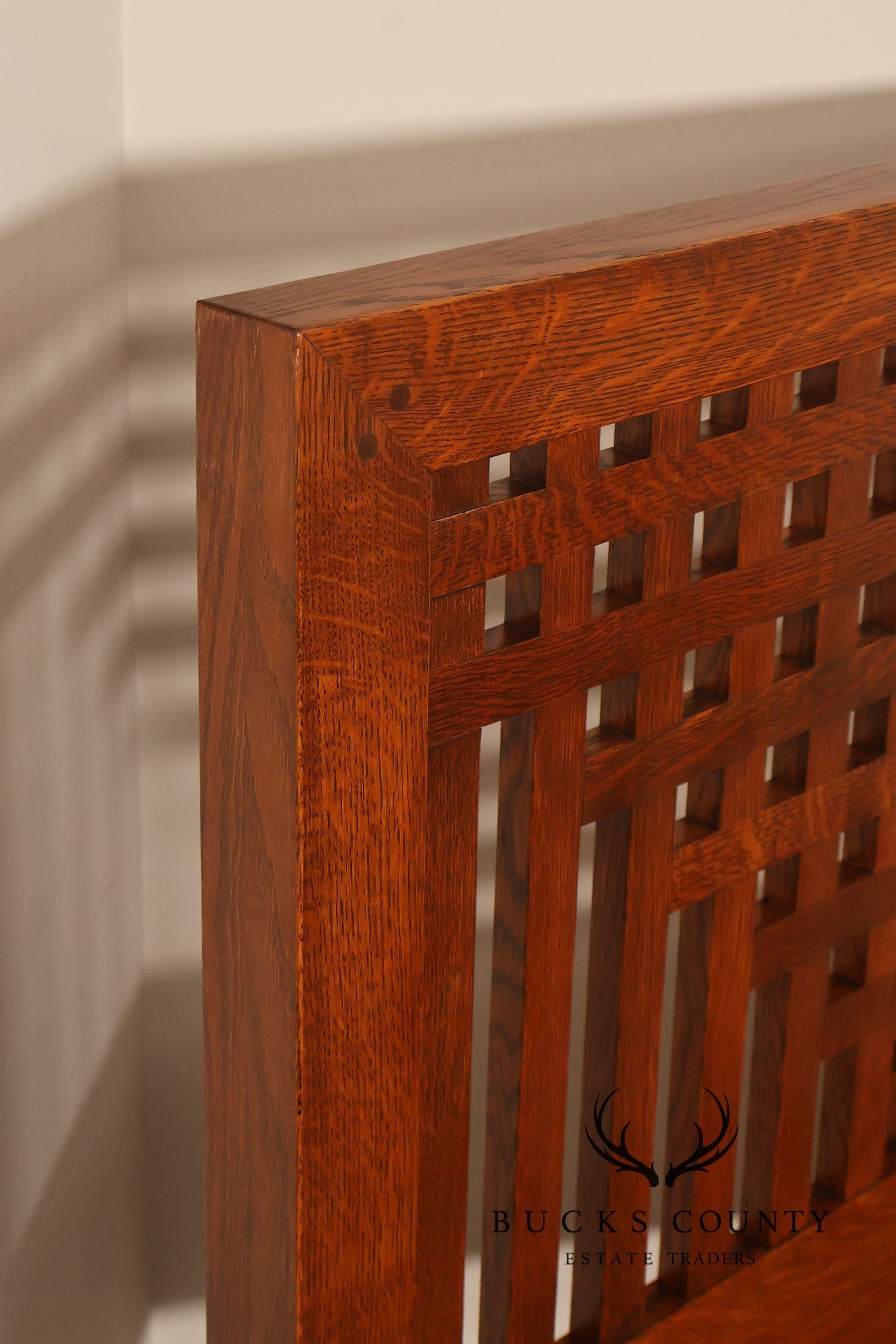 Stickley Antiquities Collection Mission Oak Twin Bed