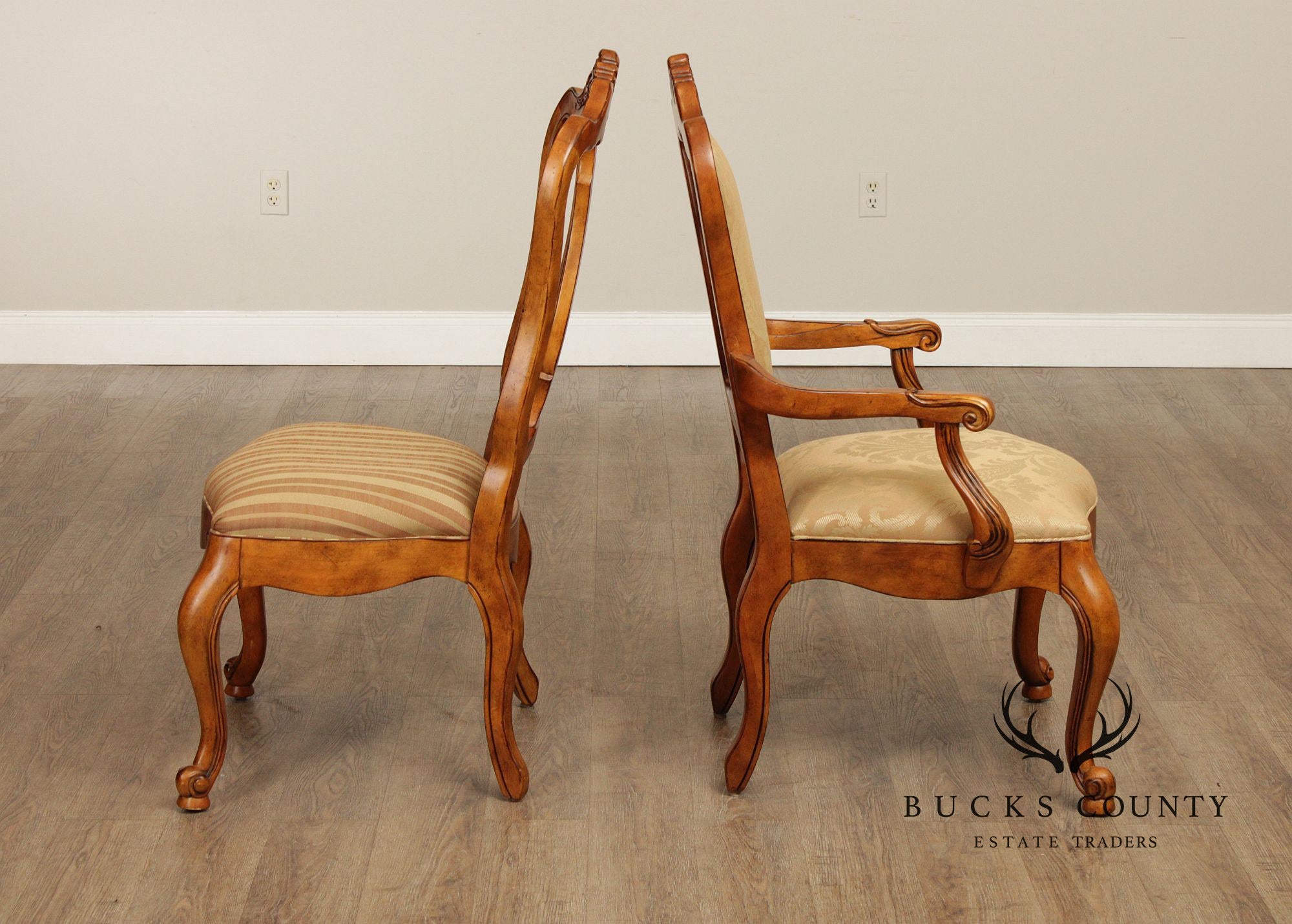 Ethan Allen 'Tuscany' Set of Eight Dining Chairs