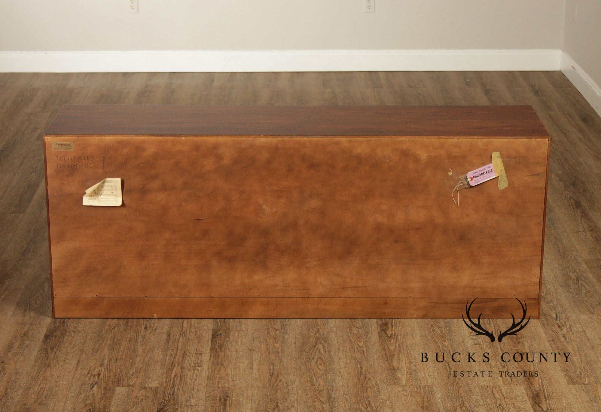 Henredon Campaign Style Seven-Drawer Dresser