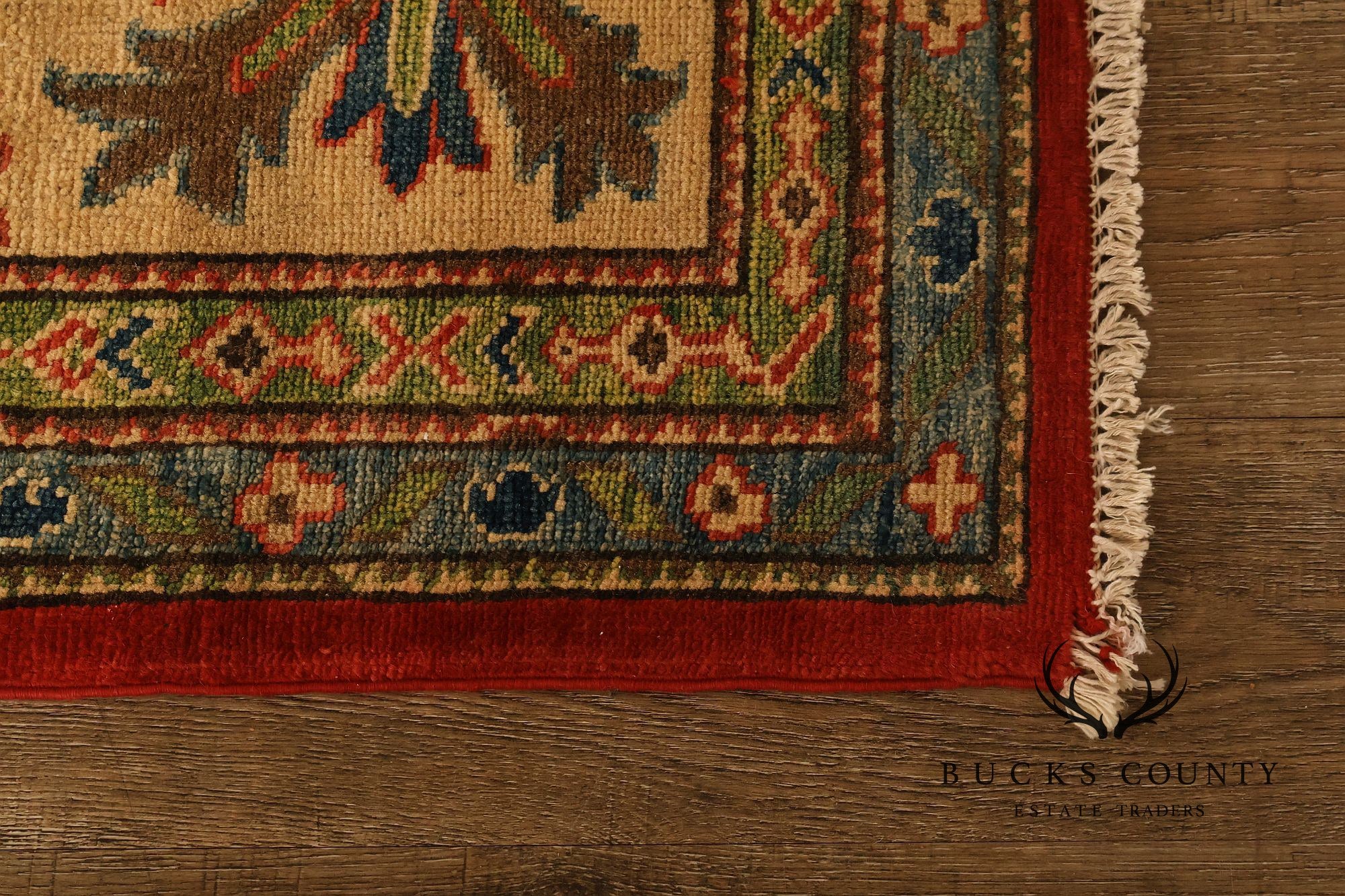 Afghan Gazni Style Wool Area Rug 7'11" x 9'3"