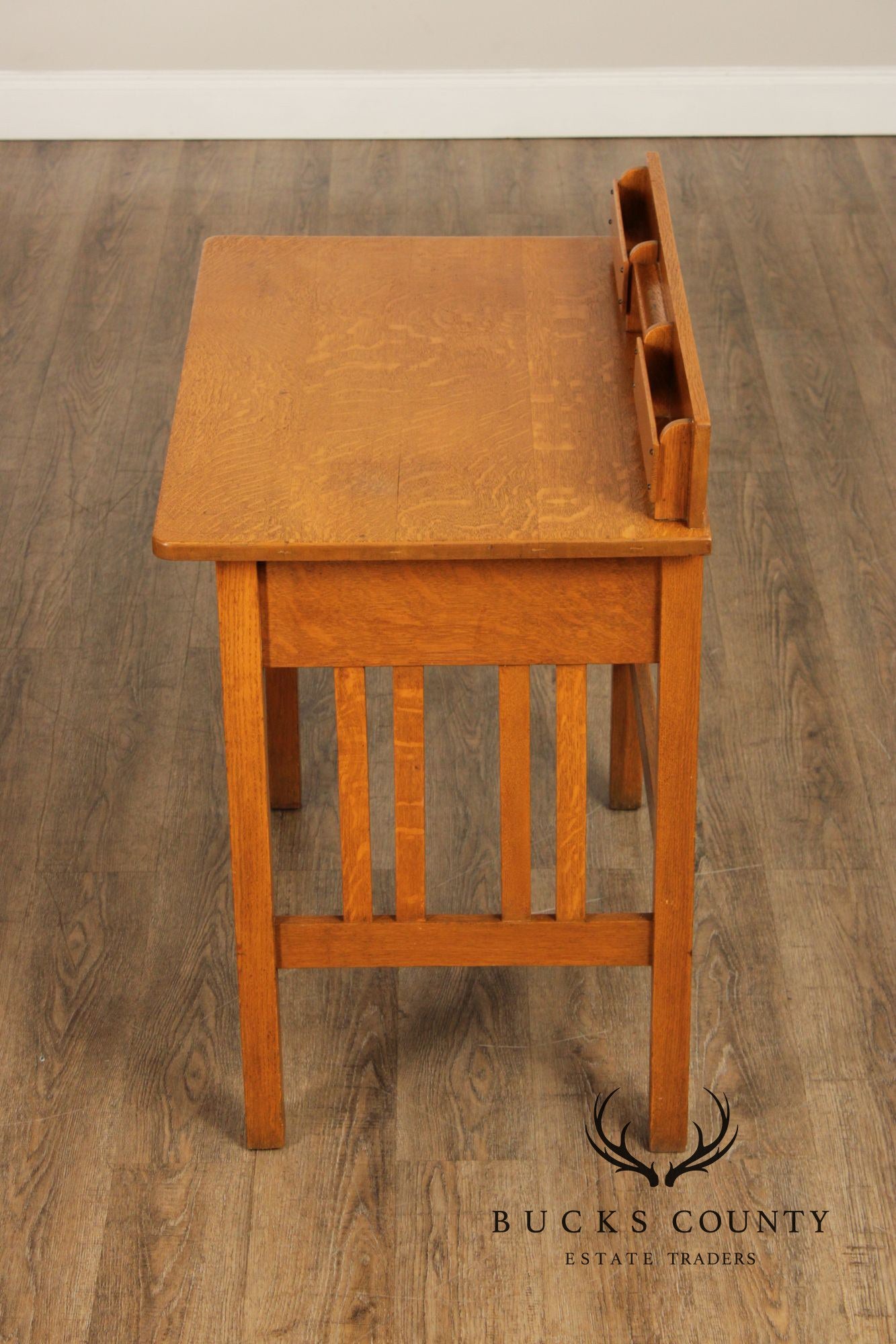 Stickley Brothers Antique Mission Oak Postcard Writing Desk