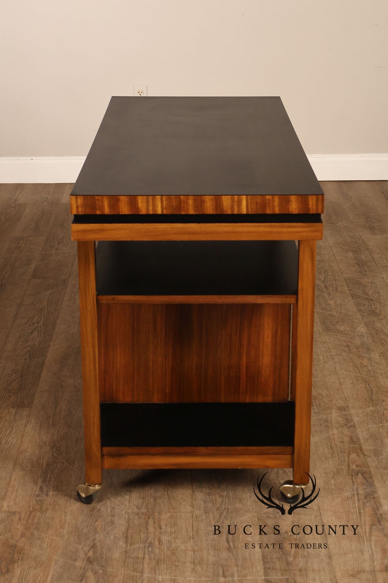 Mid Century Modern Rosewood Server Bar Cart