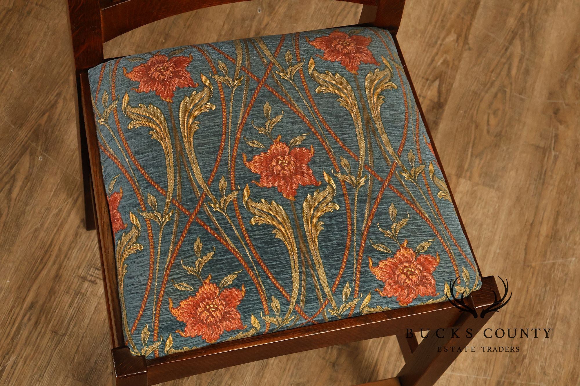 Stickley Mission Collection Set Of Four Cottage Style Bar Stools