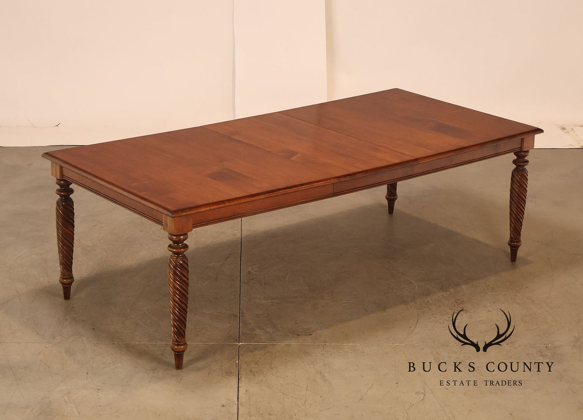 Ethan Allen British Classics Maple And Birch Dining Table