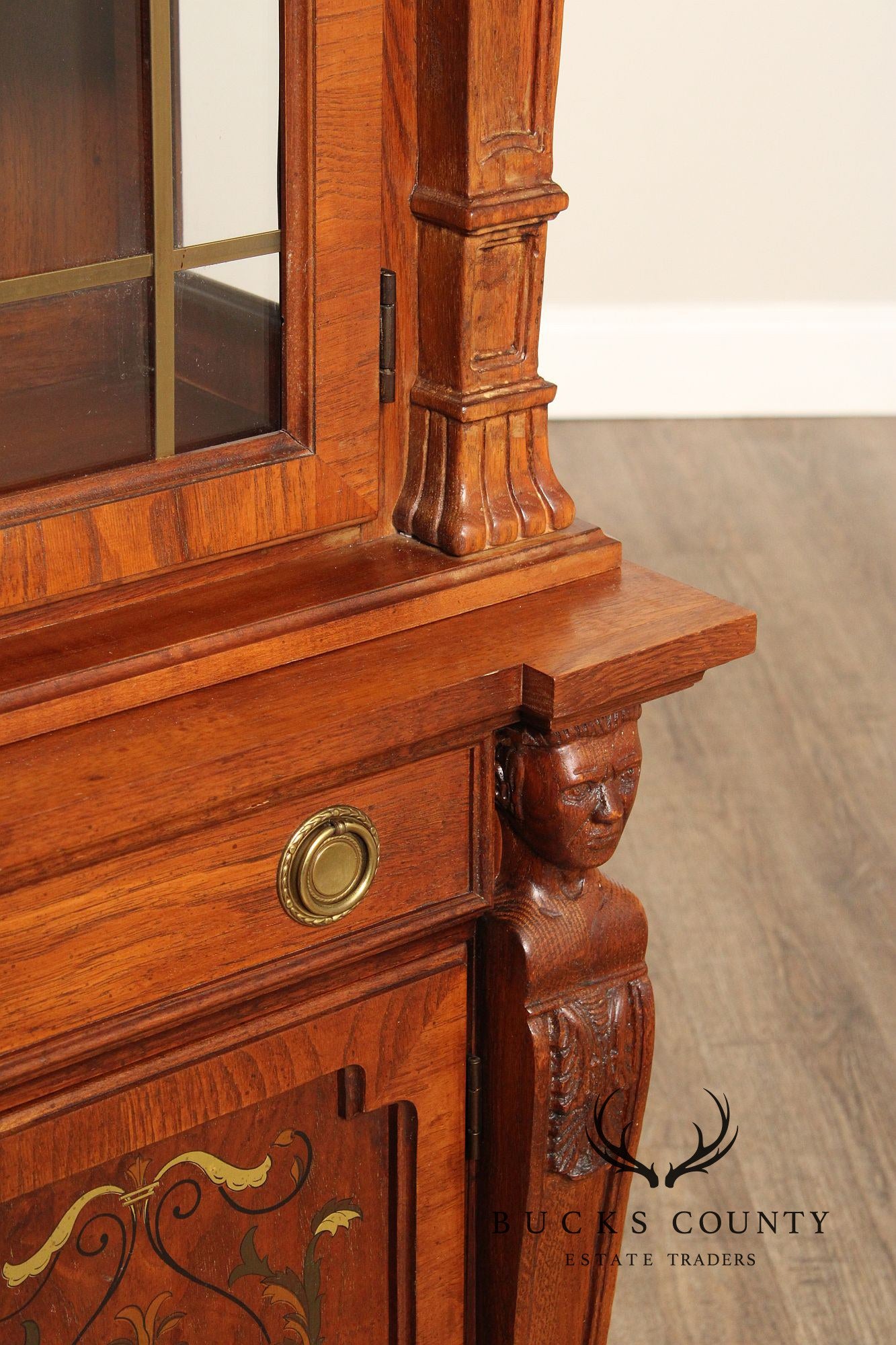 Pulaski Empire Style Bookcase or China Display Cabinet