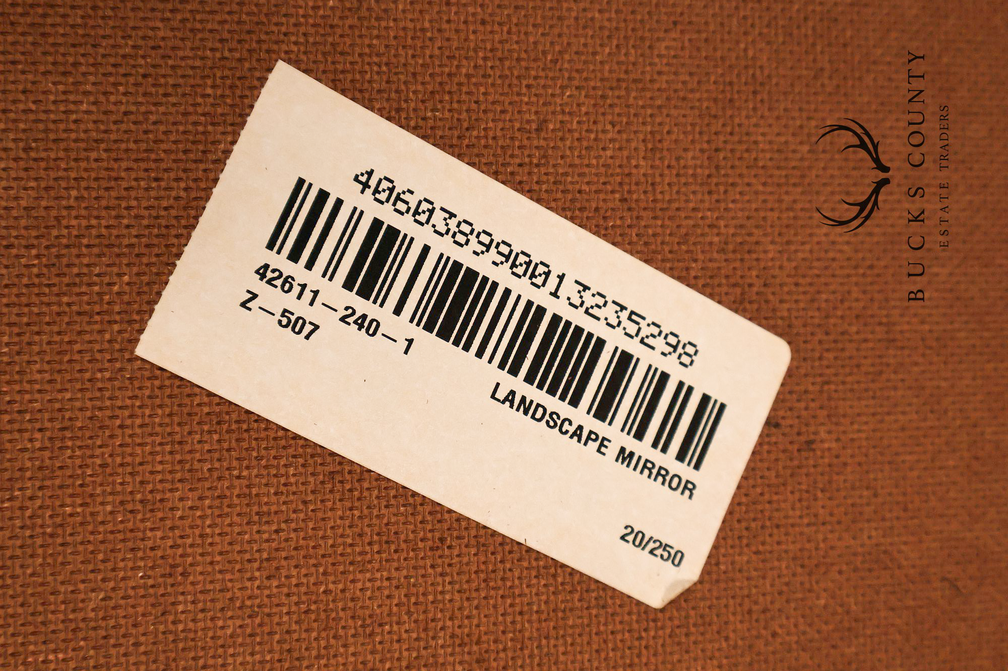 Thomasville Louis Philippe Style Arched Cherry Frame Landscape Wall Mirror