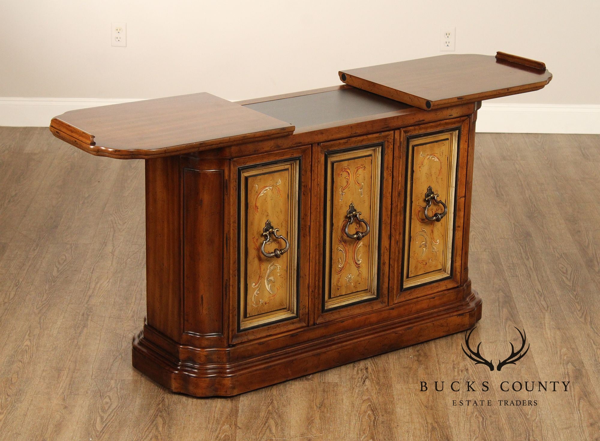 Heritage 'Grand Tour' Walnut Slide Top Server