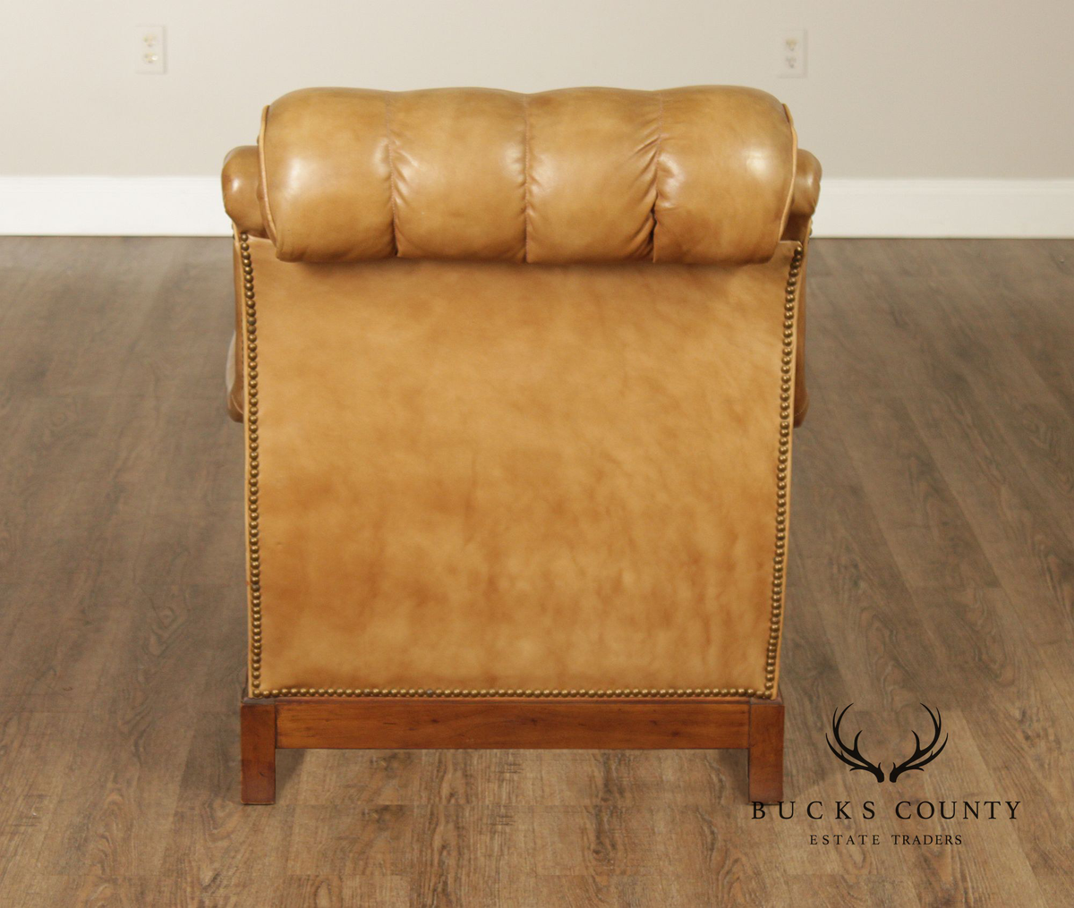 Thomasville Vintage Tufted Leather Armchair