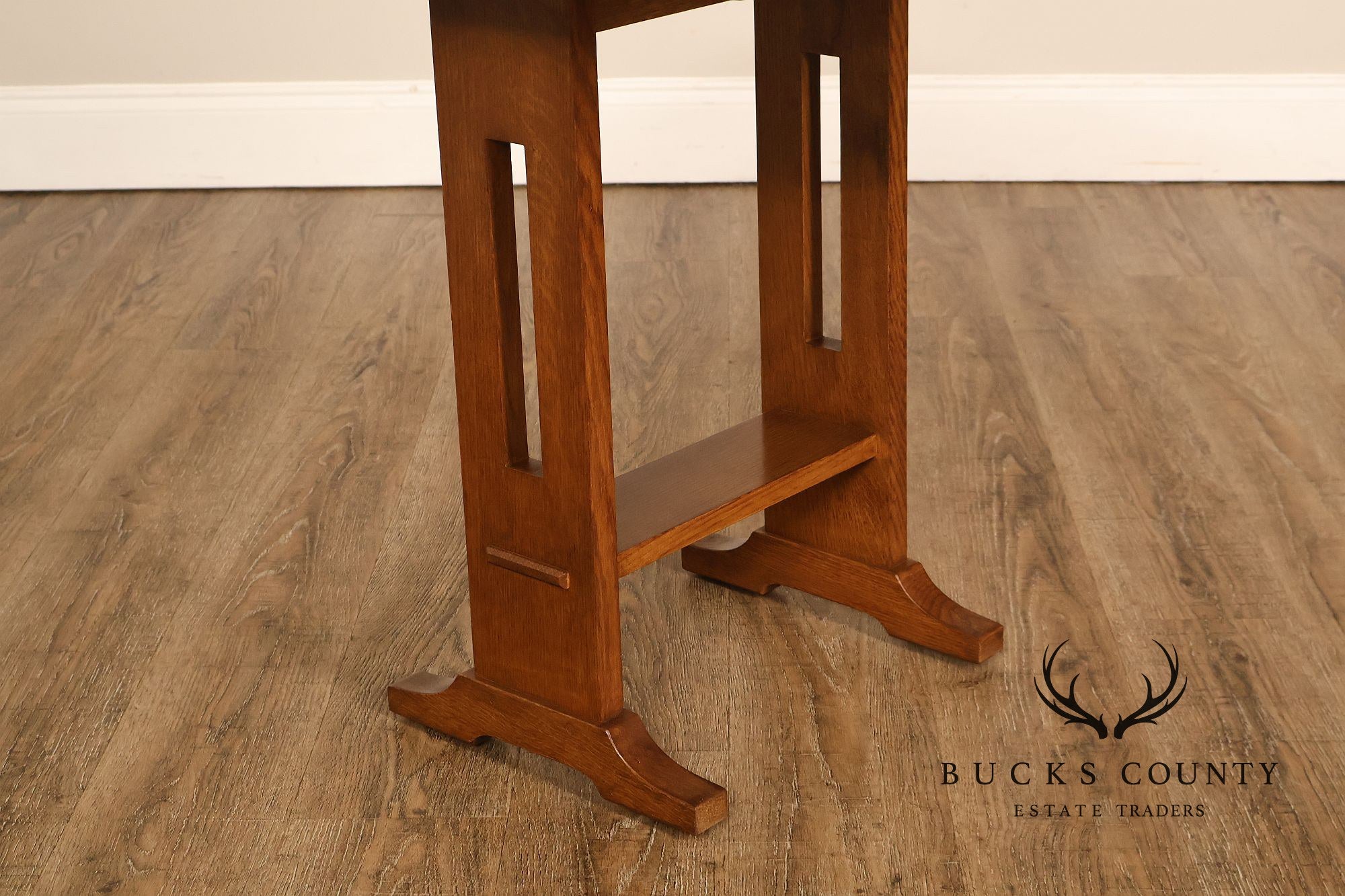 Stickley Mission Collection Oak Drop Leaf Side Table