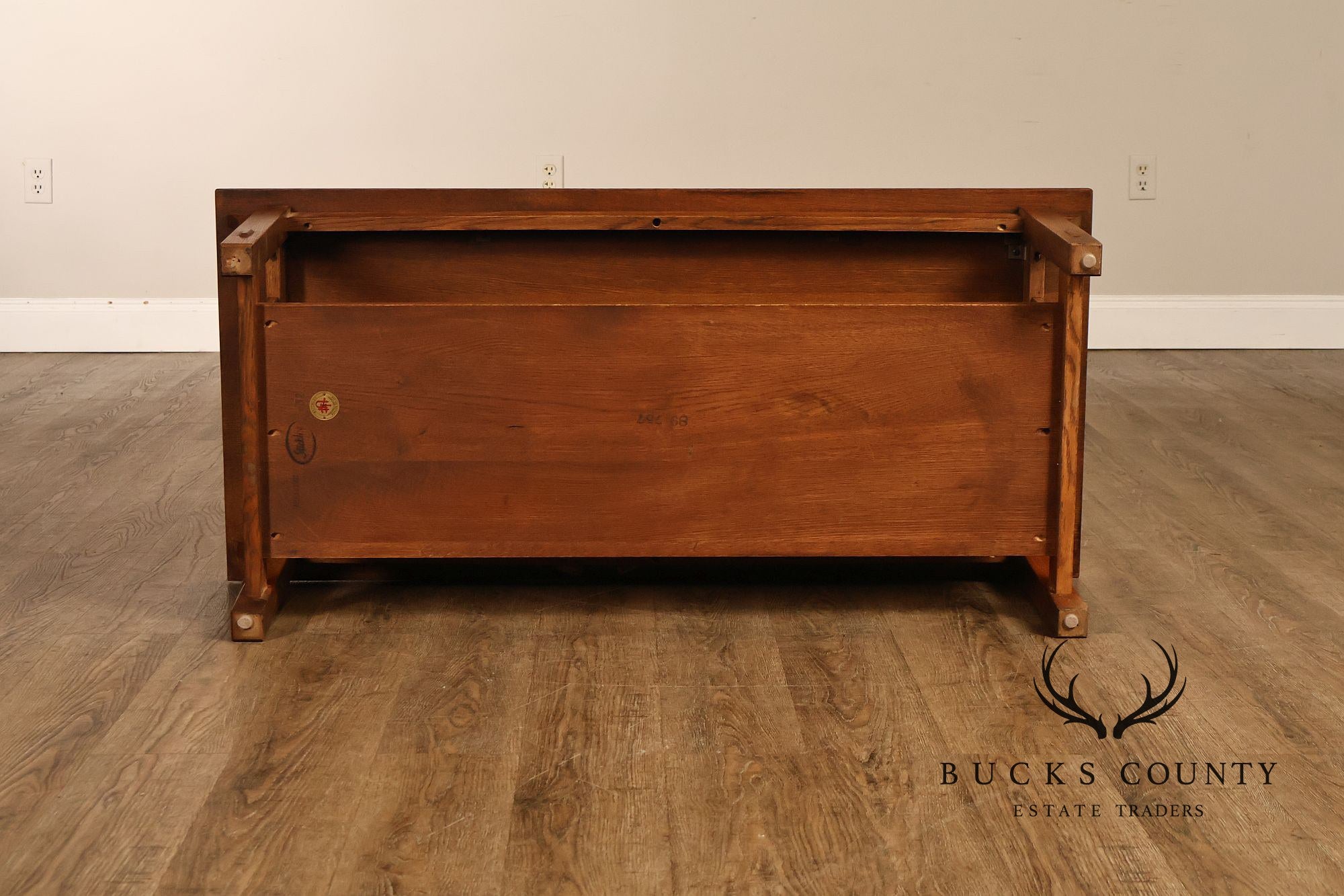Stickley Mission Collection Oak Spindle Coffee Table