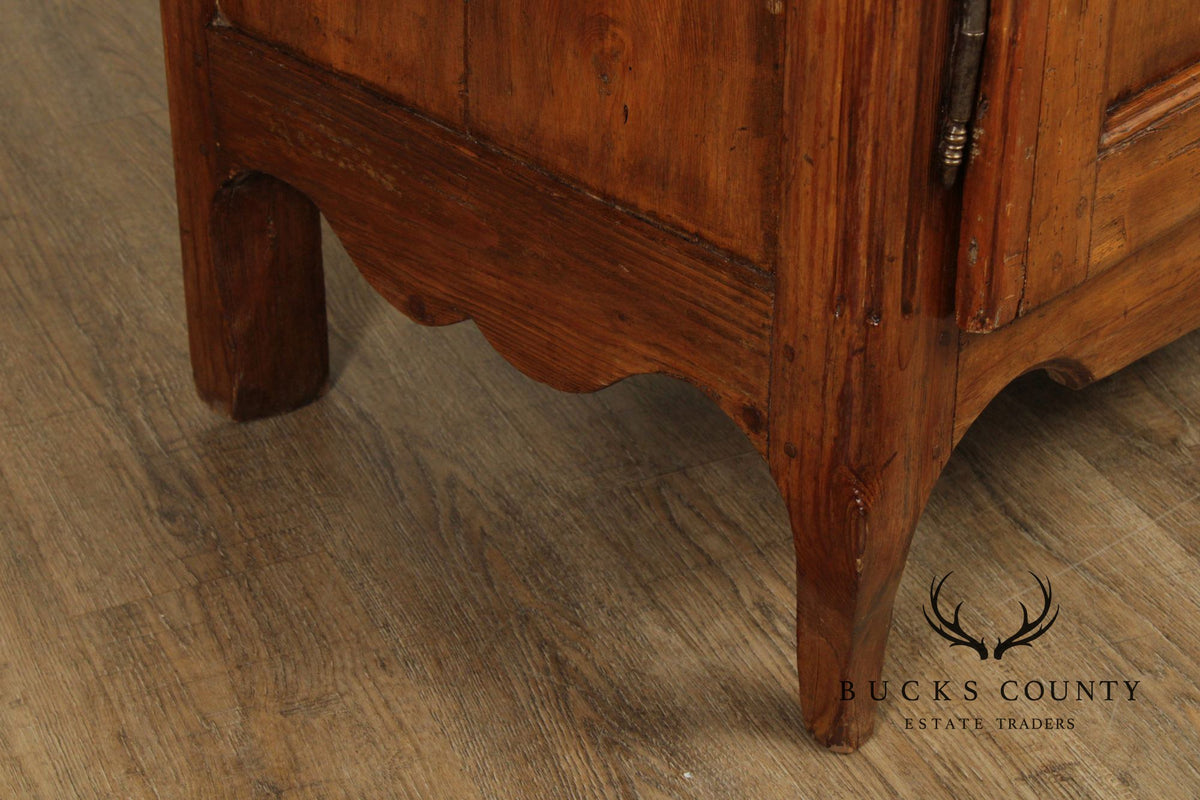Antique Country French Pine Two Door Sideboard
