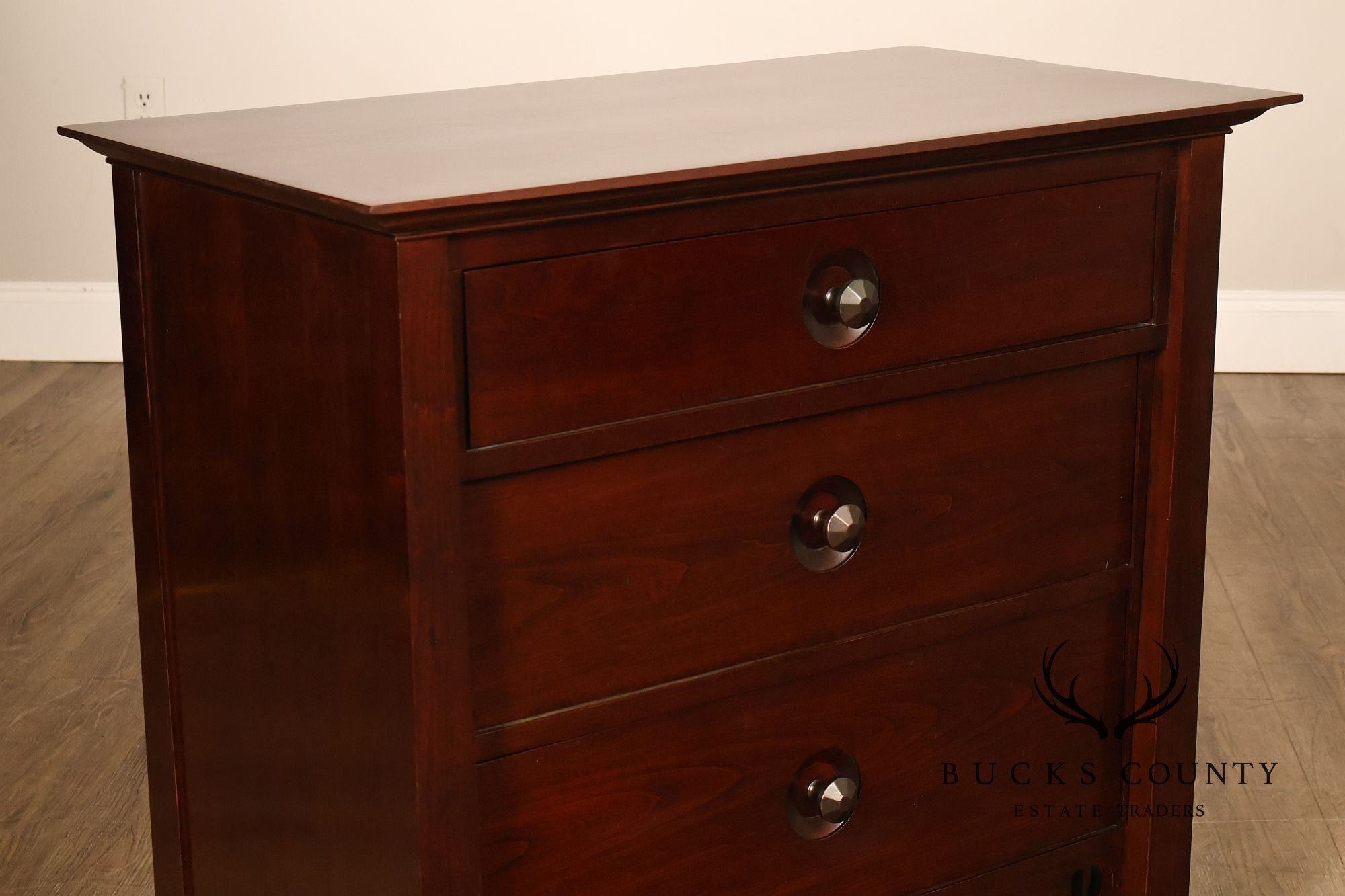 Stickley Edinburgh Collection Pair Of Cherry Nightstands