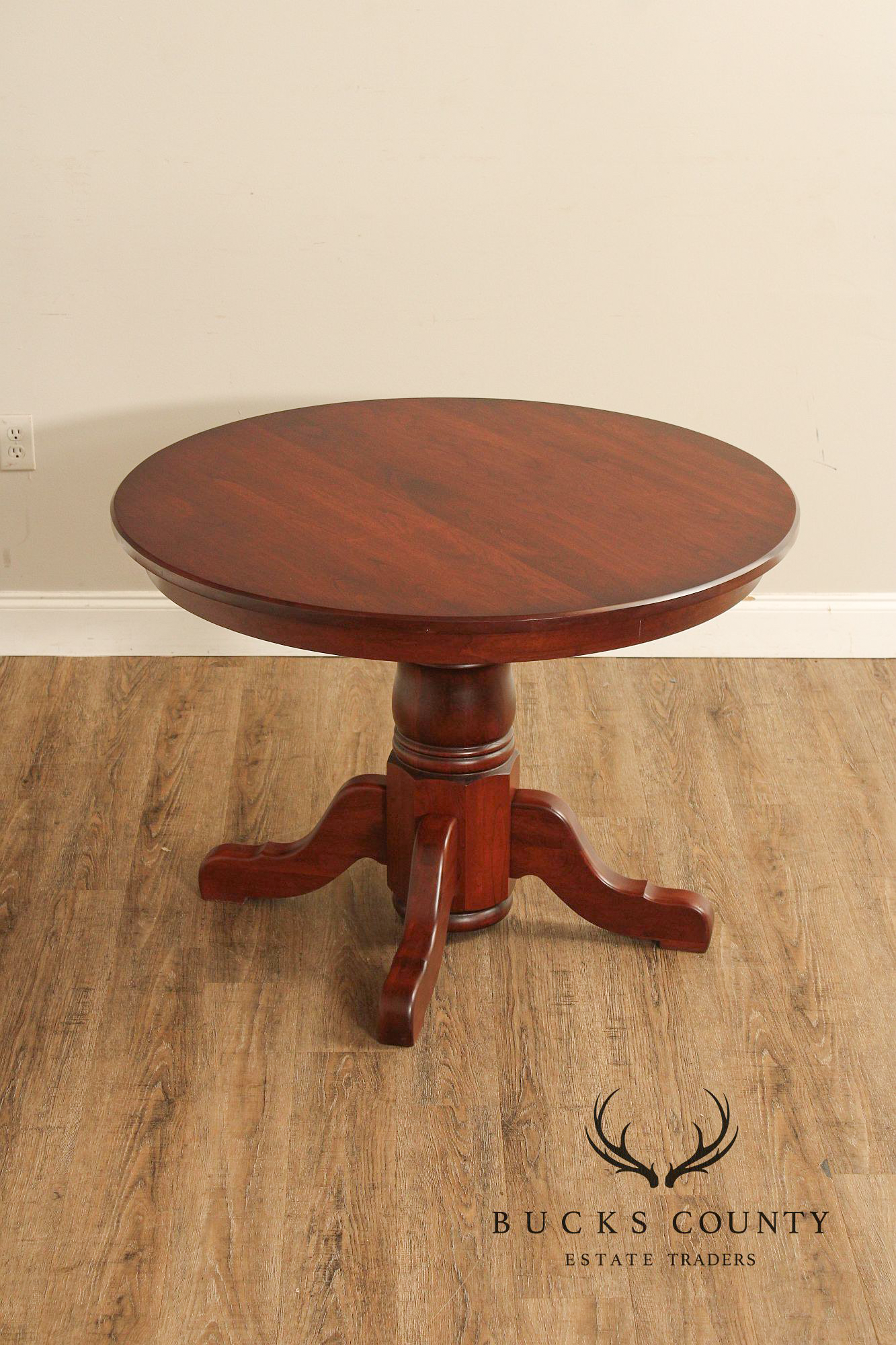 Hunt Country Furniture Round Top Cherry Dining Table