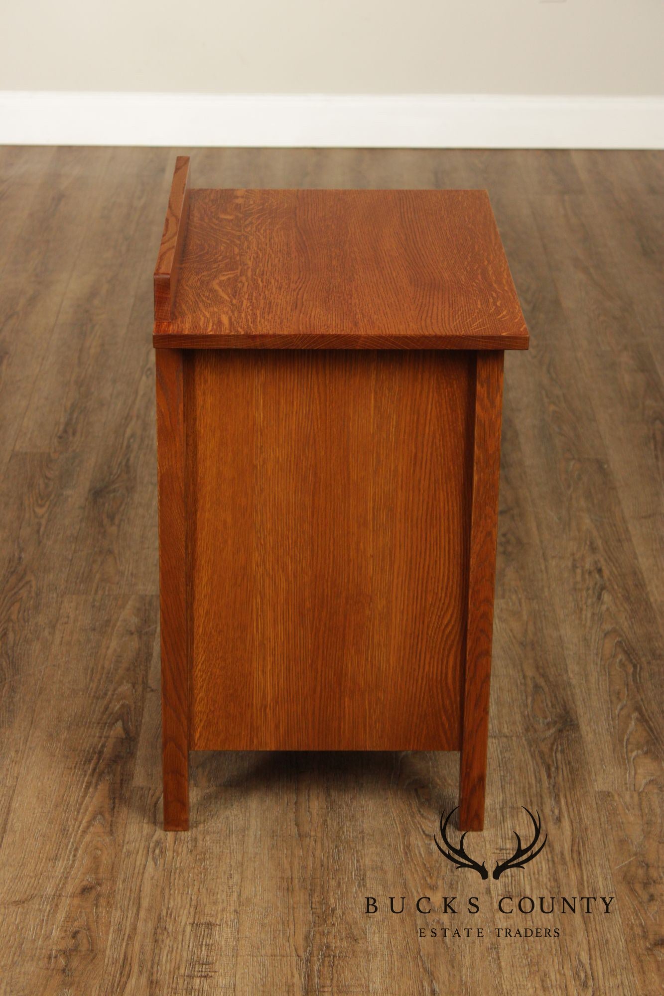 Stickley Mission Collection Harvey Ellis Oak Three Drawer Nightstand