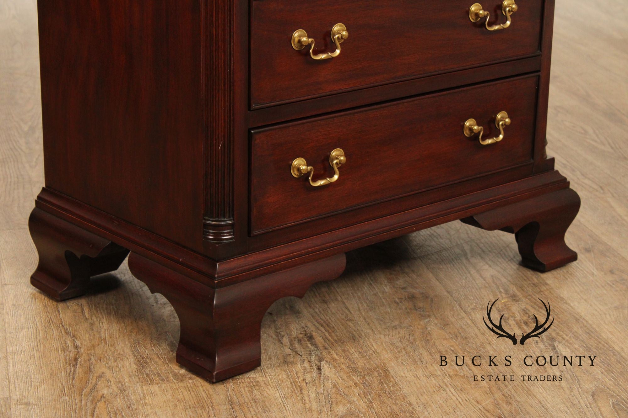 Henkel Harris Georgian Style Mahogany Nightstand