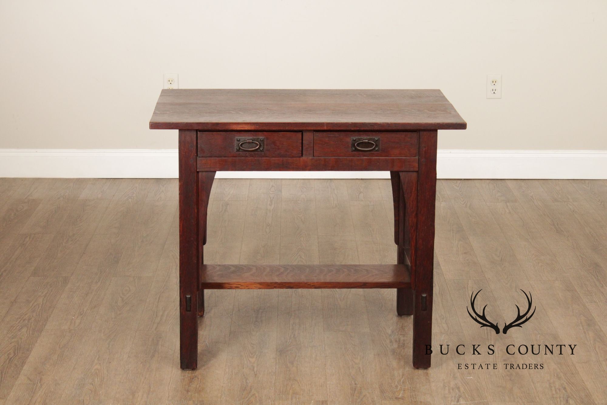 Gustav Stickley Antique Mission Oak Library Table