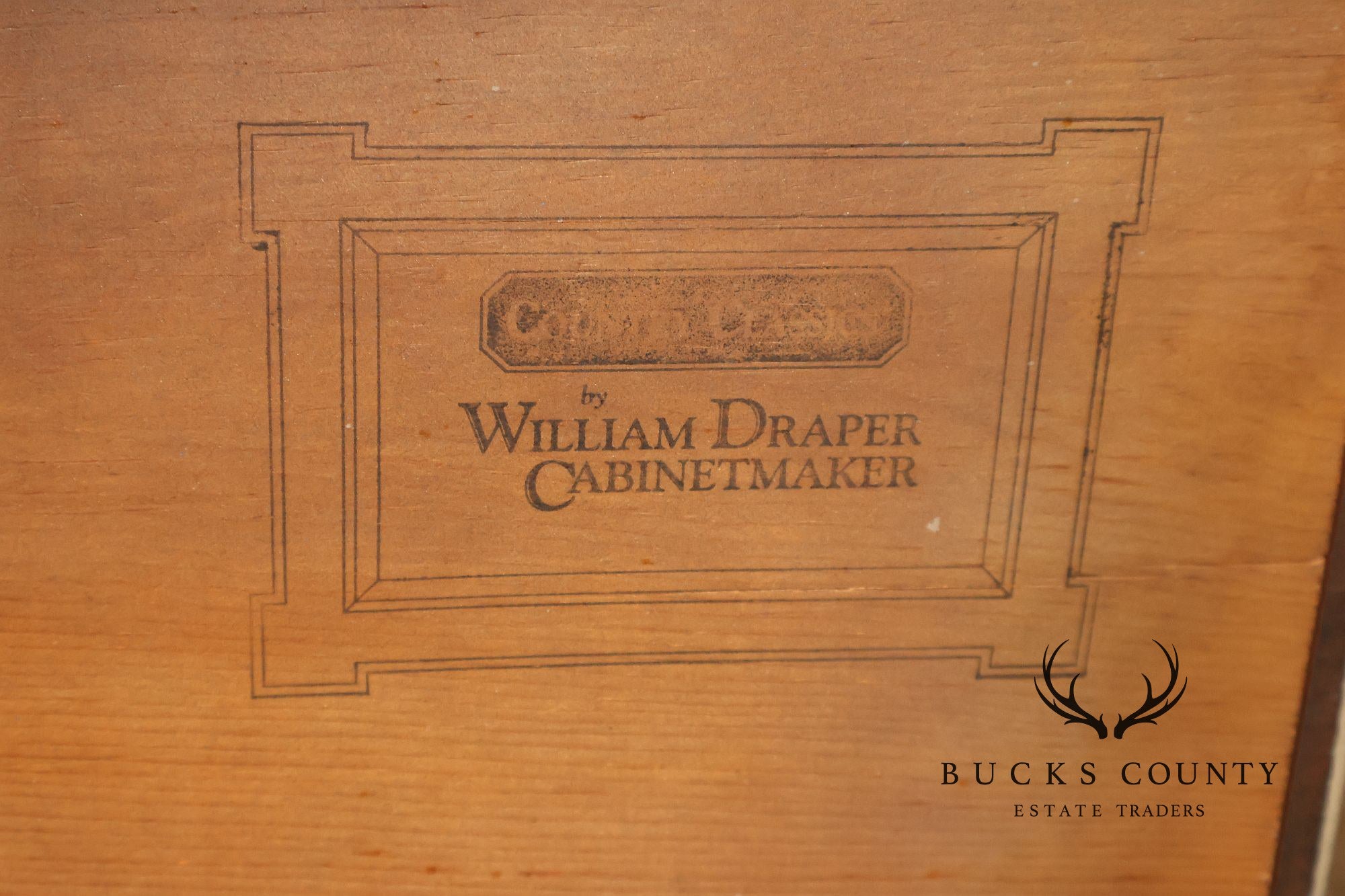 William Draper Distress Painted Side Cabinet
