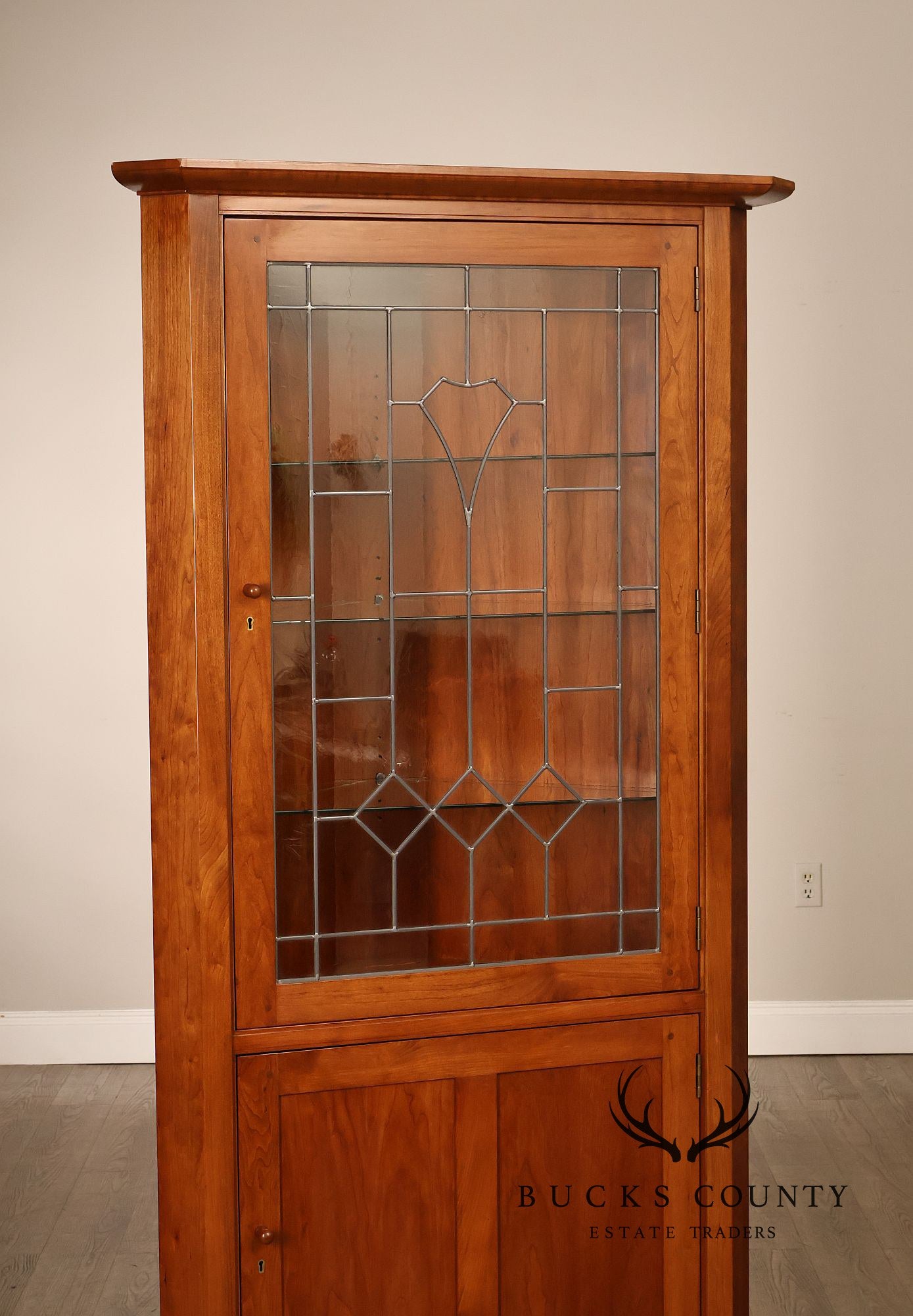 Stickley Mission Collection Cherry Corner Cabinet