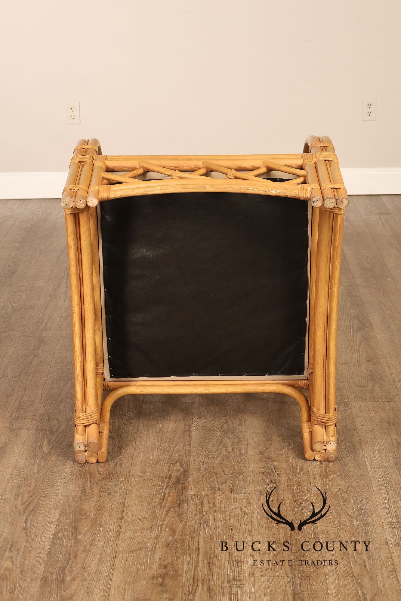 Laneventure Tradewinds Rattan Armchair and Ottoman