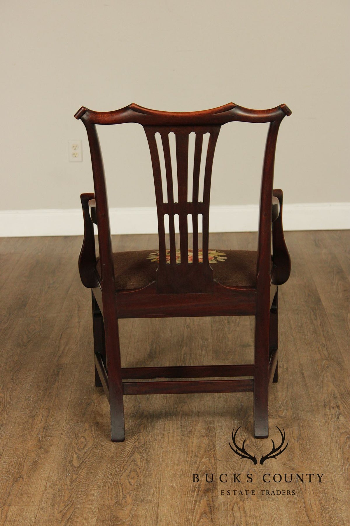 Antique Mahogany Georgian Style Armchair