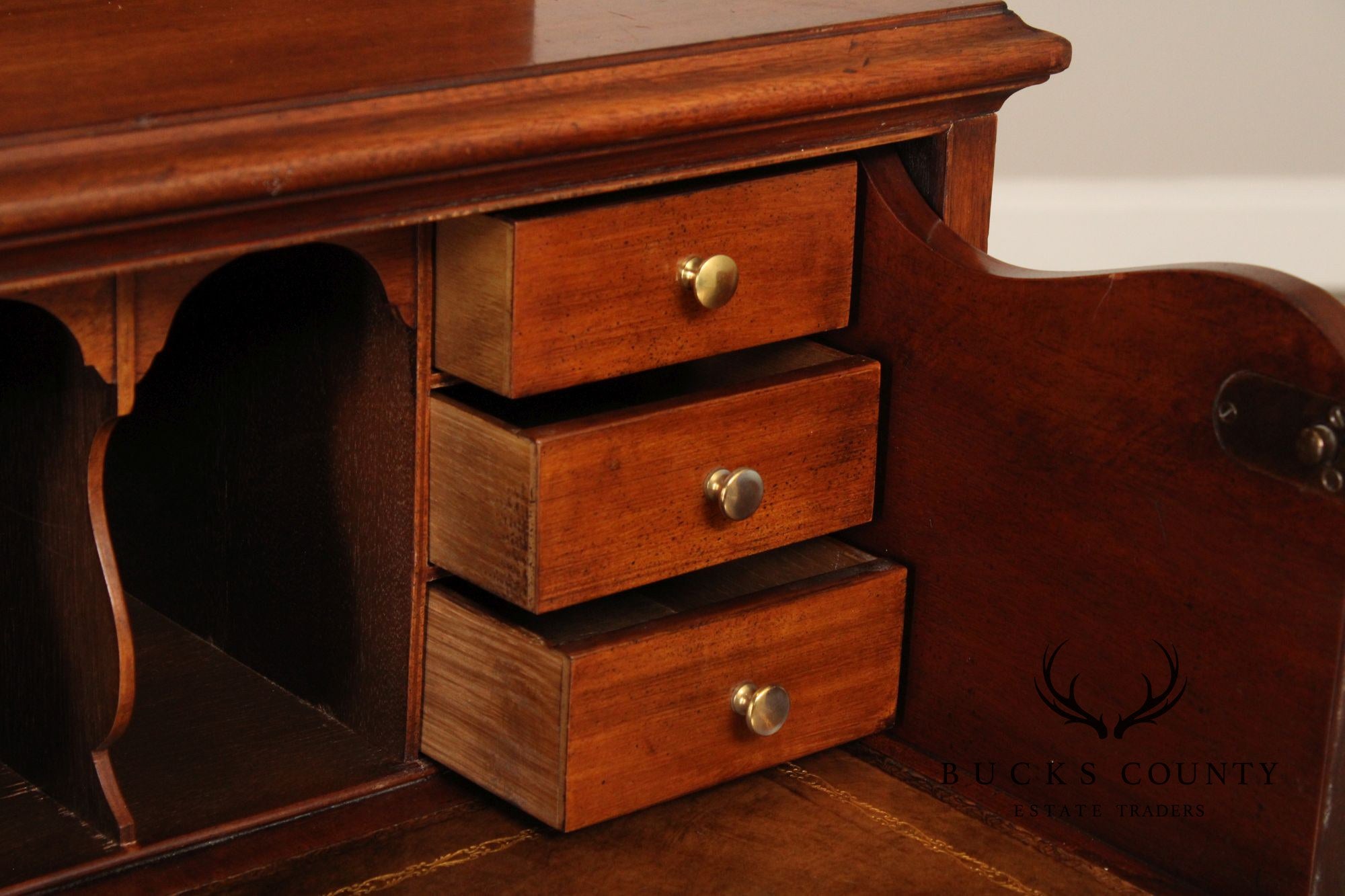 Baker Collector's Edition Vintage Mahogany Secretary Bookcase