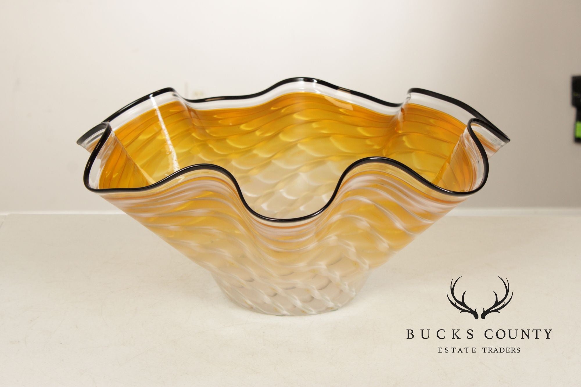 La Chaussee Contemporary Art Glass Bowl