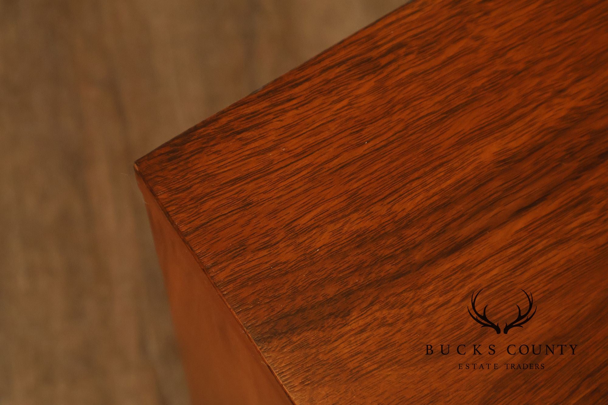 Stanley Furniture Mid Century Modern Pair of Walnut Nightstands