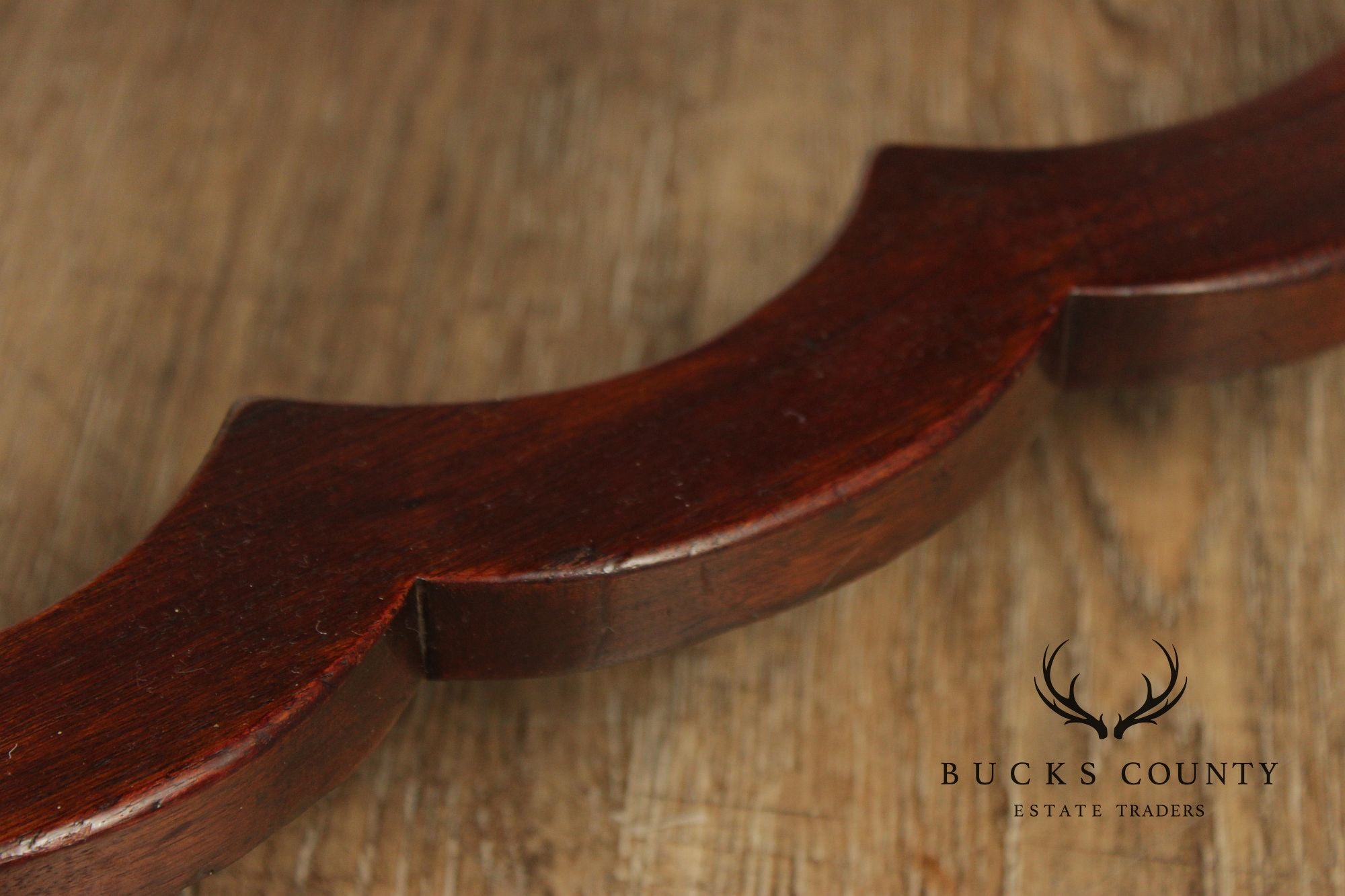 William & Mary Style Antique Carved Mahogany Bench