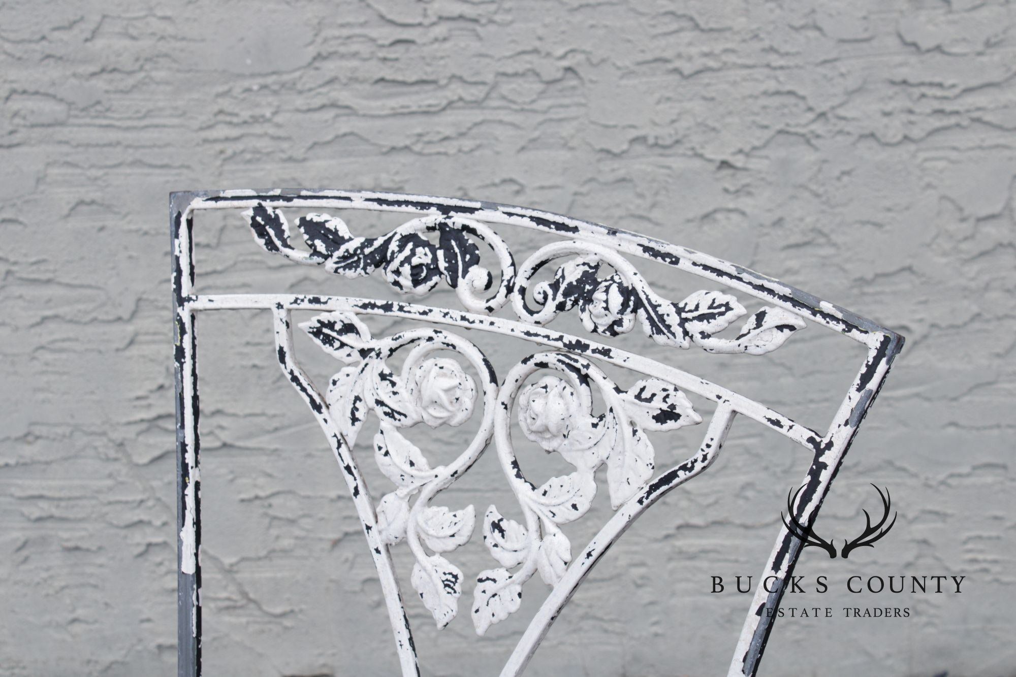 Vintage Five-Piece Wrought Iron Patio Dining Set