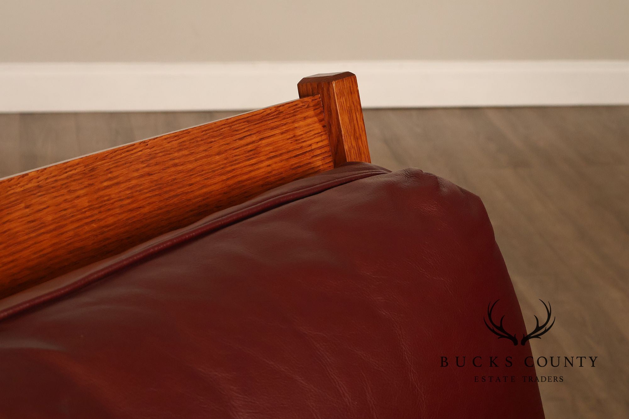 Bassett Furniture Mission Style Oak Morris Chair