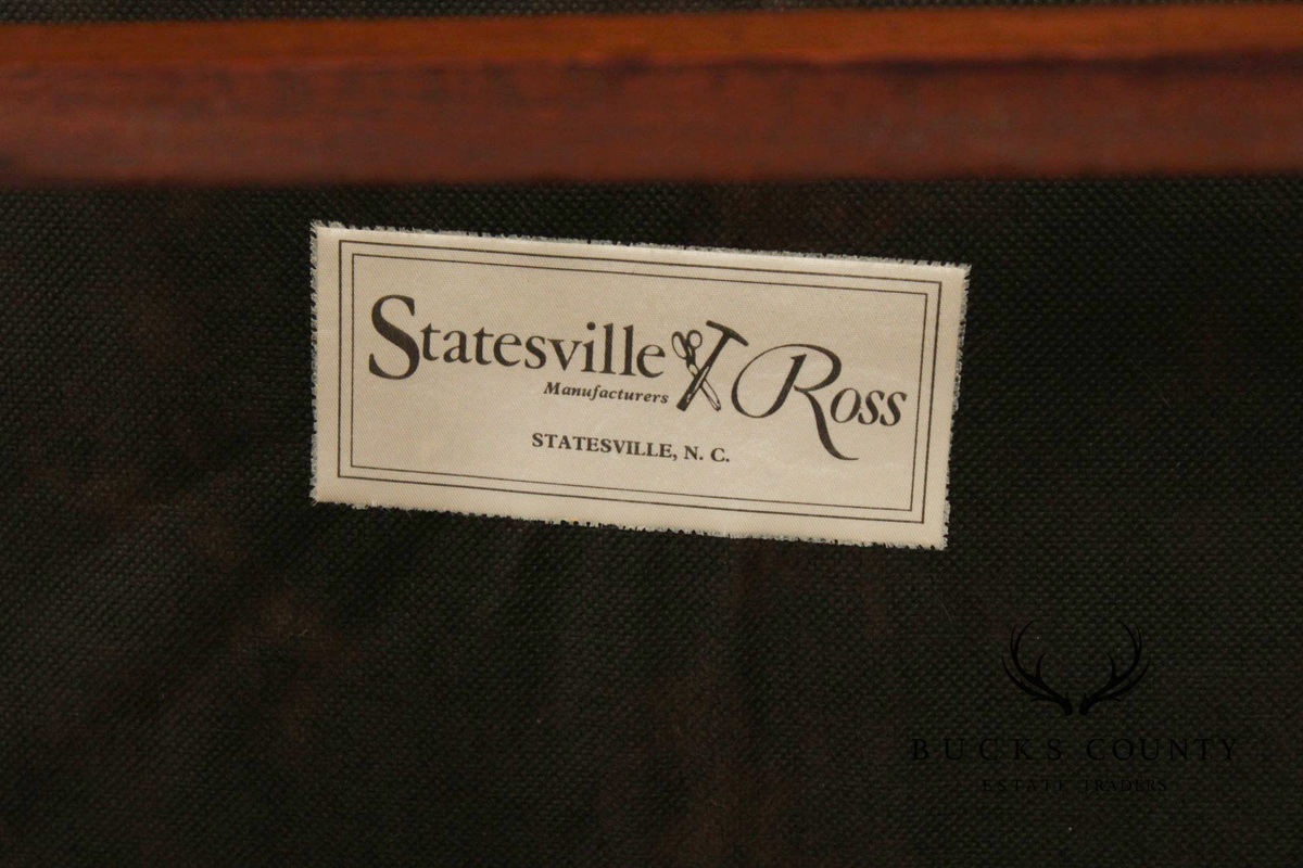 Statesville Ross Traditional Upholstered Pair of Lolling Chairs