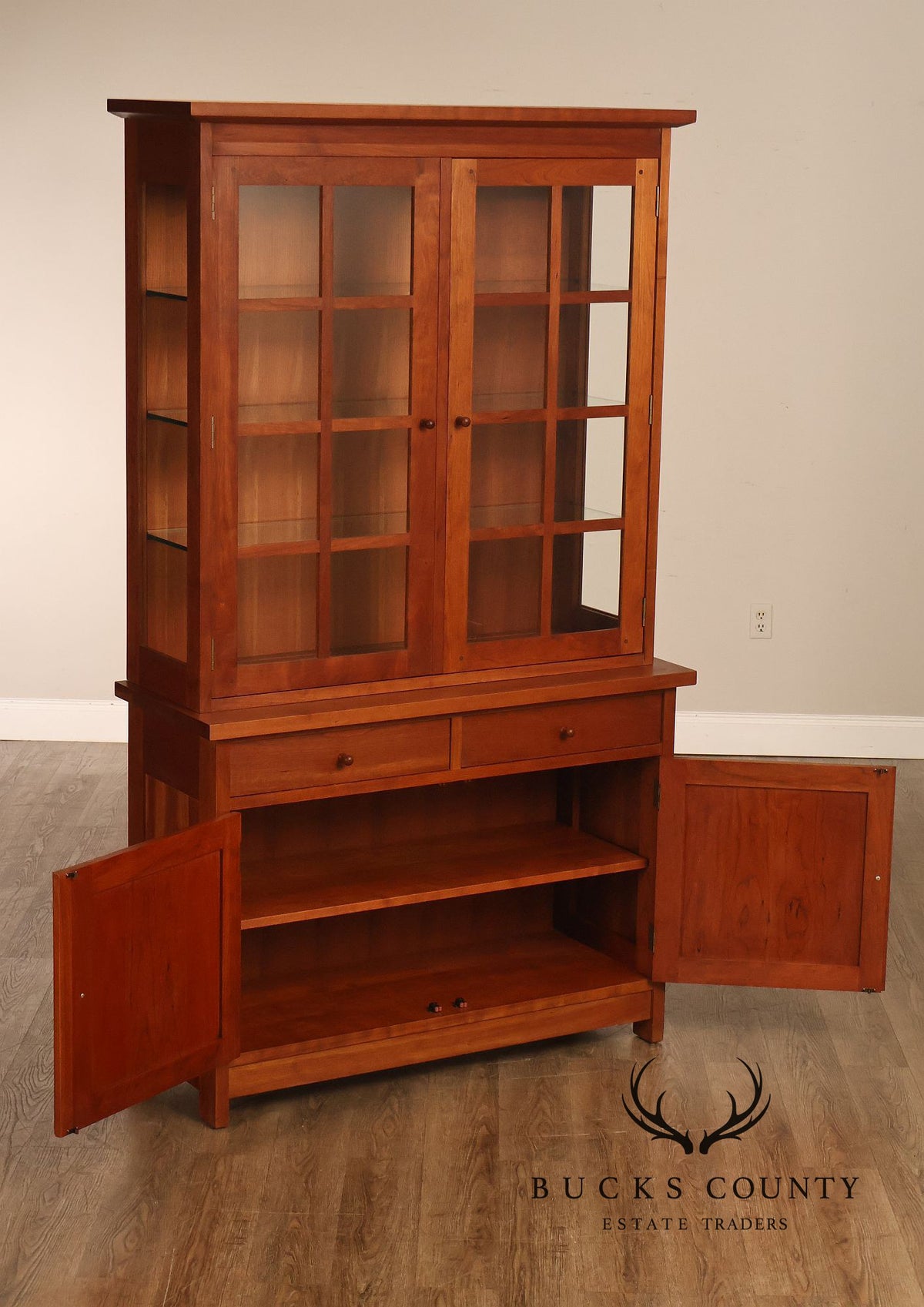 Stickley Mission Collection Cherry China Cabinet