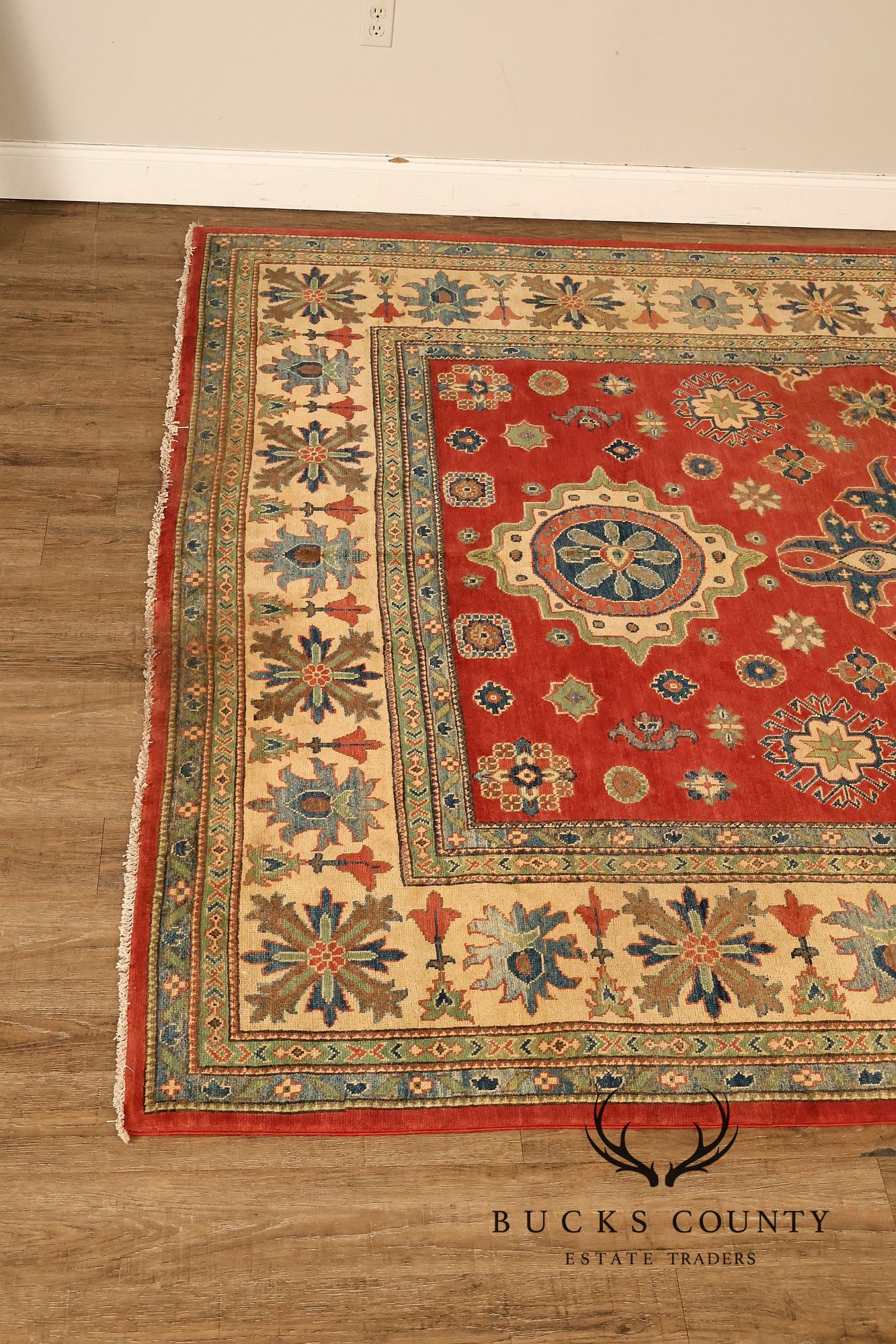 Afghan Gazni Style Wool Area Rug 7'11" x 9'3"