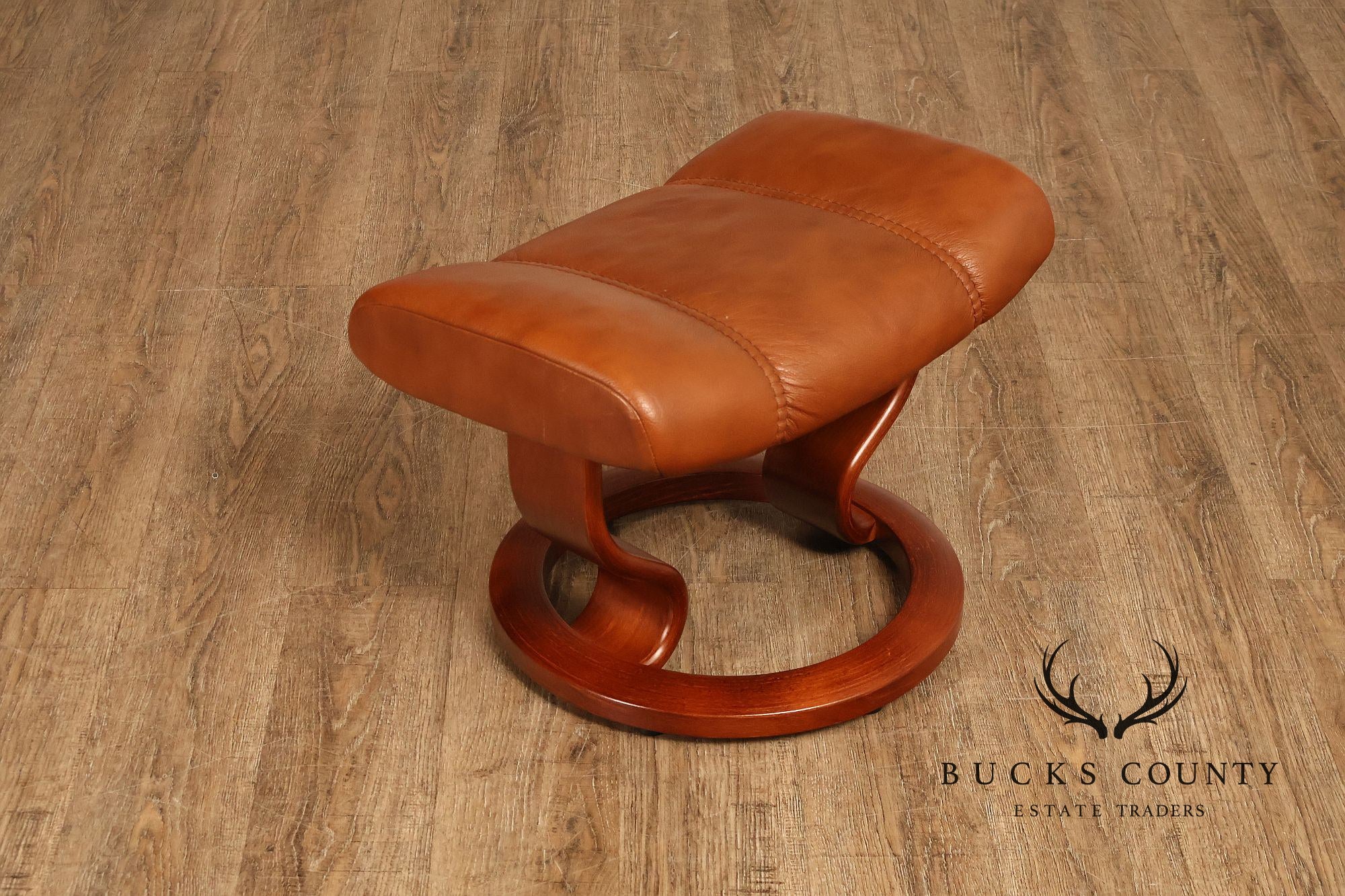 Ekornes Stressless Leather Recliner Chair And Ottoman