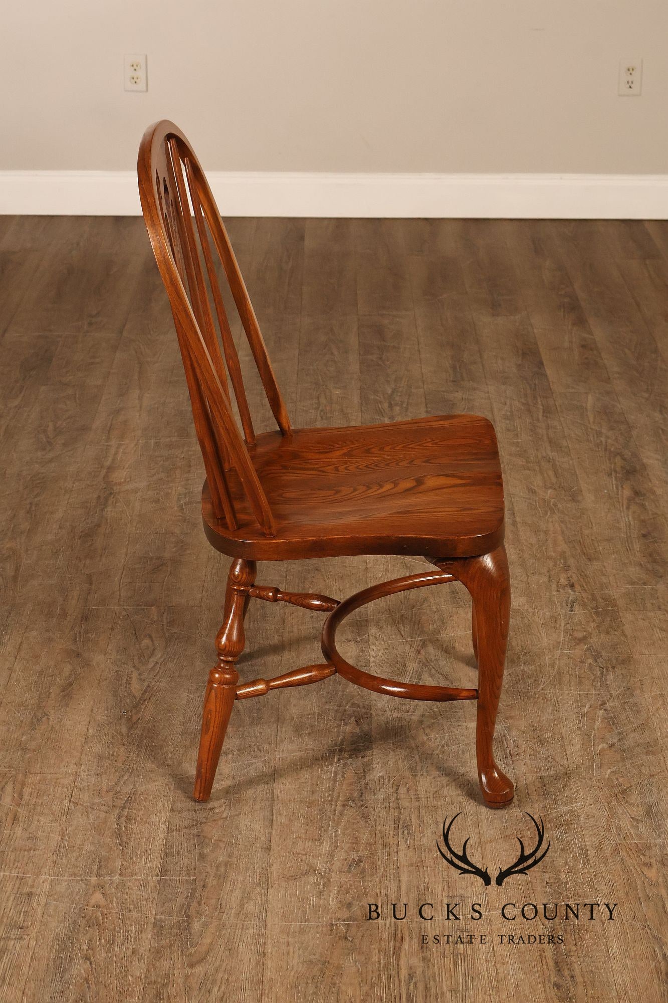 Nichols & Stone Set Of Four Windsor Dining Chairs