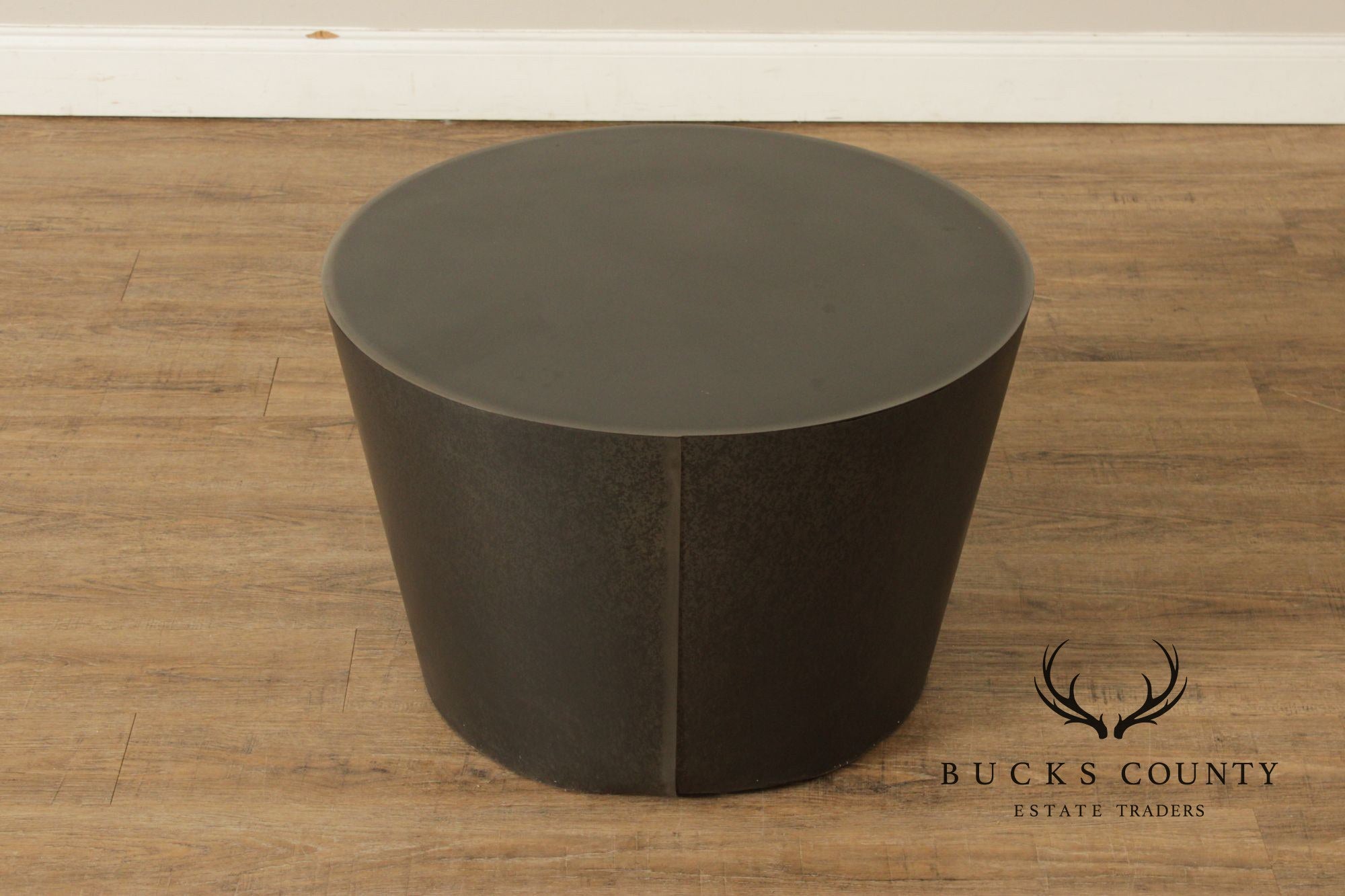 Modern Patinated Steel Coffee Table
