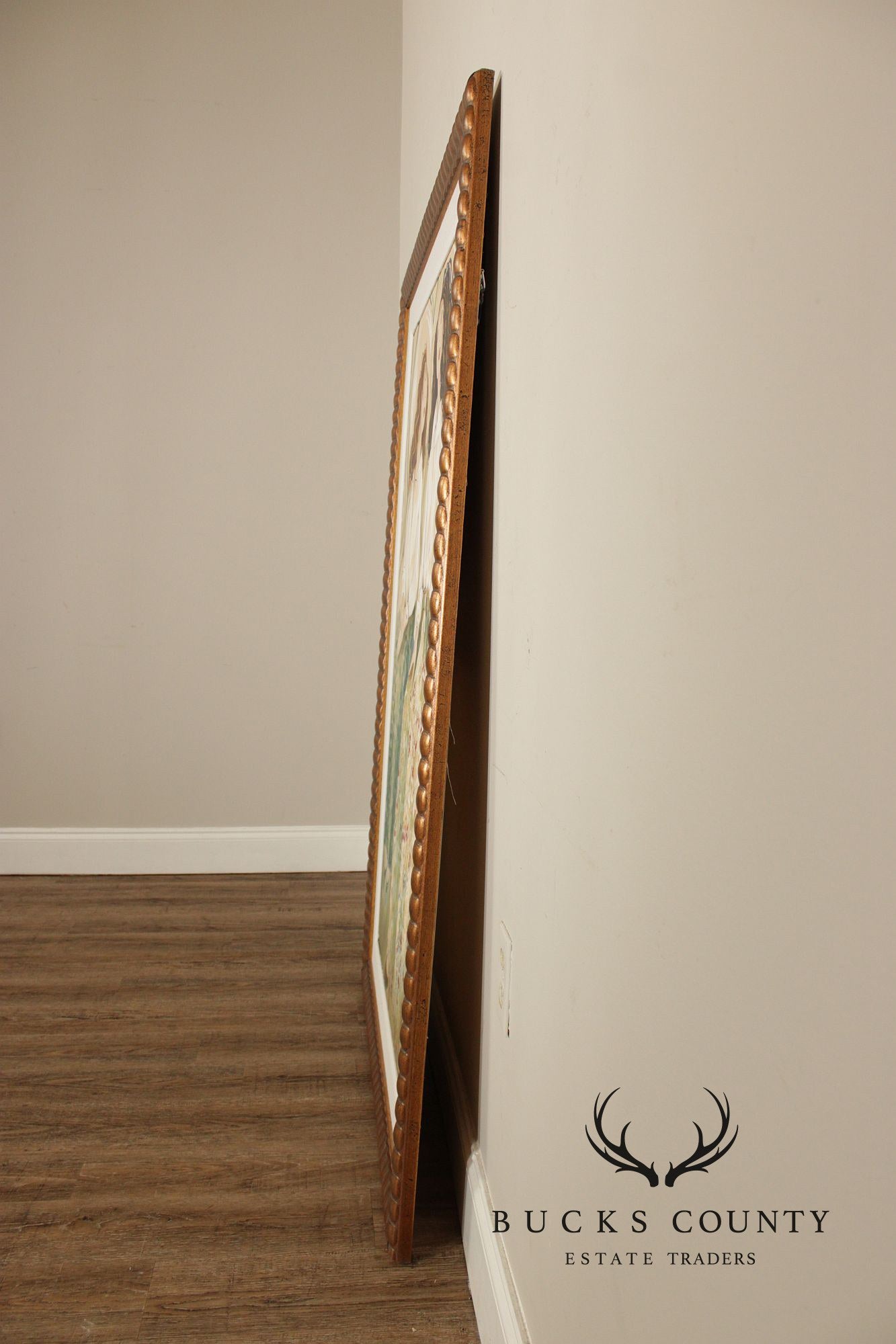 C. Williams Large Framed Oil Painting, White Shirts