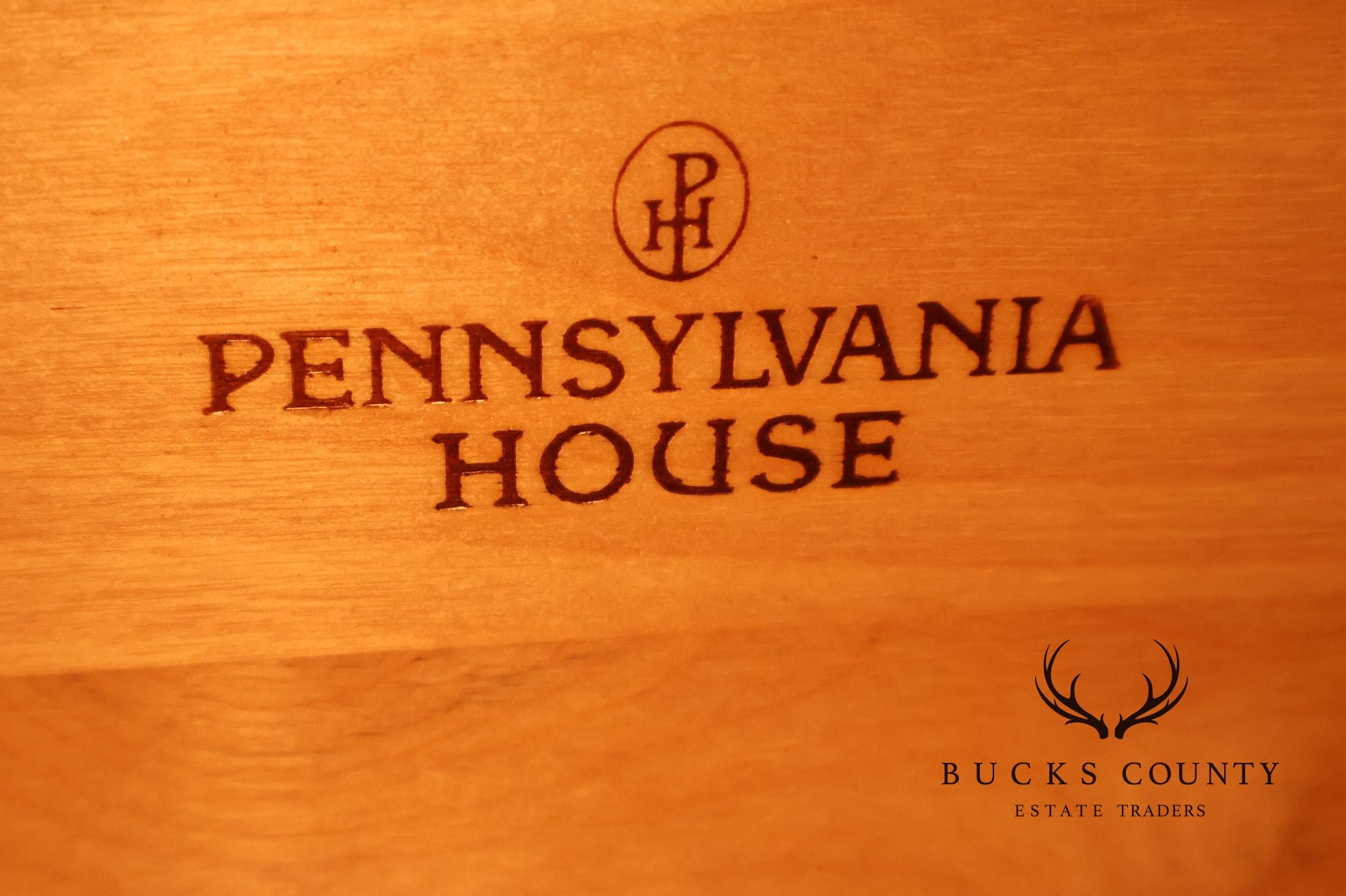 Pennsylvania House Georgian Revival Cherry Lighted Cherry China Cabinet