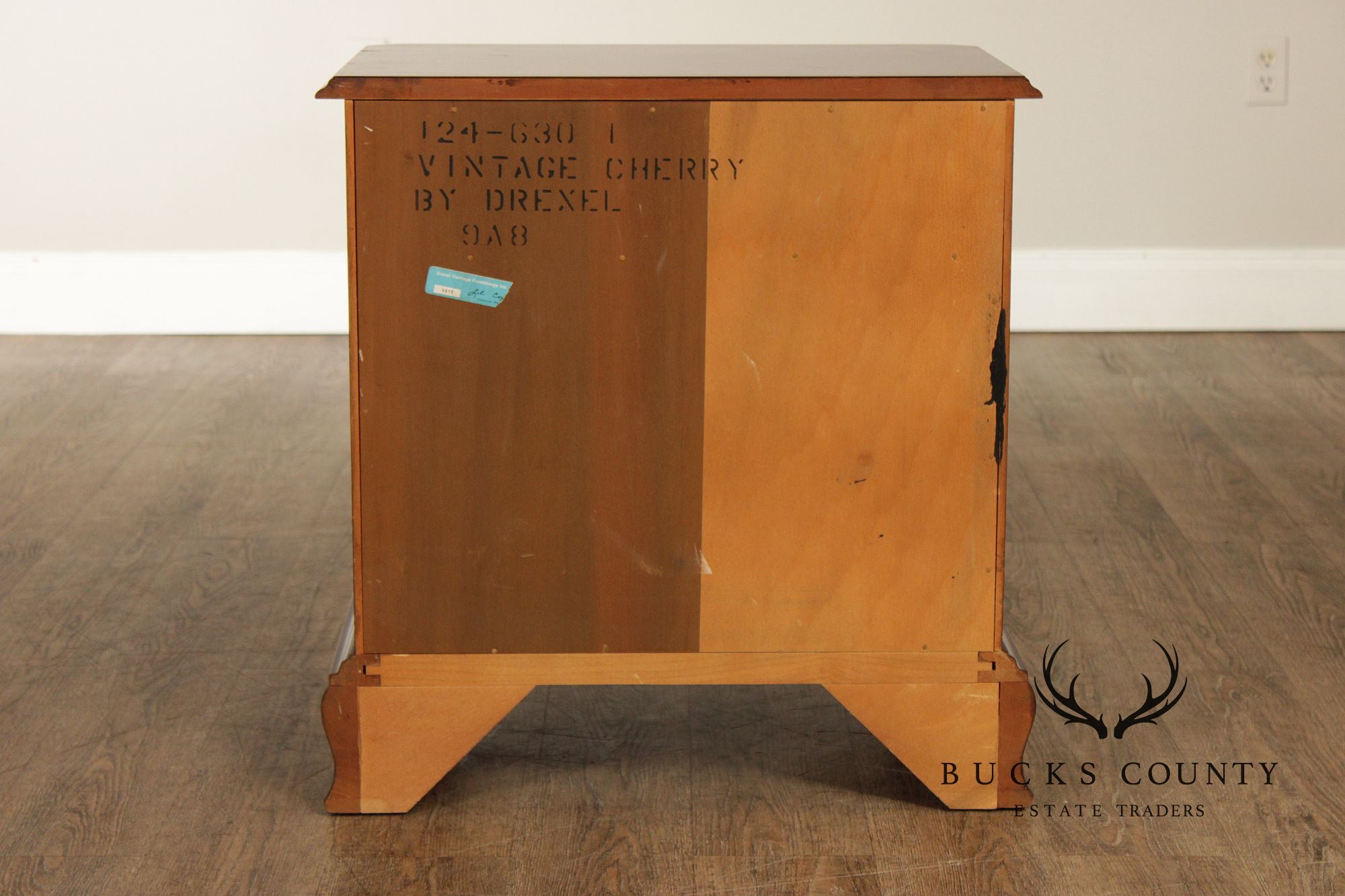 Drexel Cherry Traditional Style Pair Of Nightstands