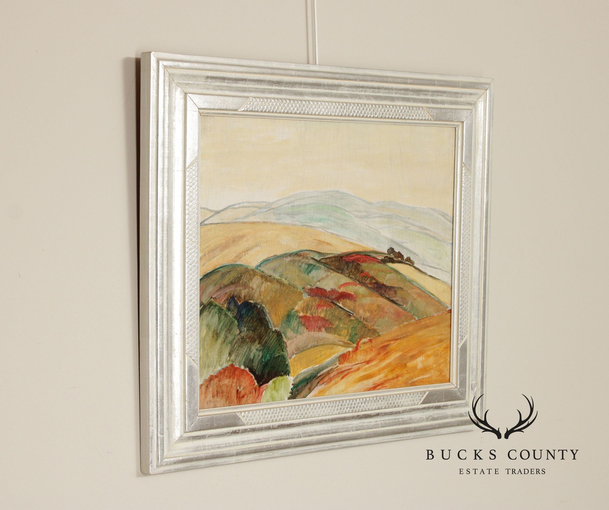 Elizabeth Grandin Oil on Board Landscape